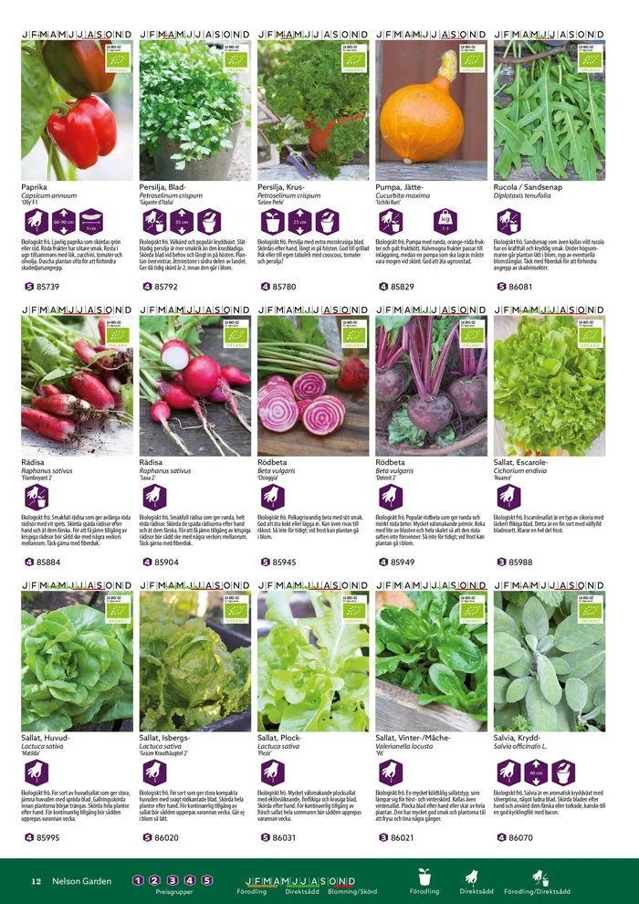 Nelson Gardens frökatalog 2024 är här! från 6 mars till 31 december 2024 - Reklamblad sidor 12