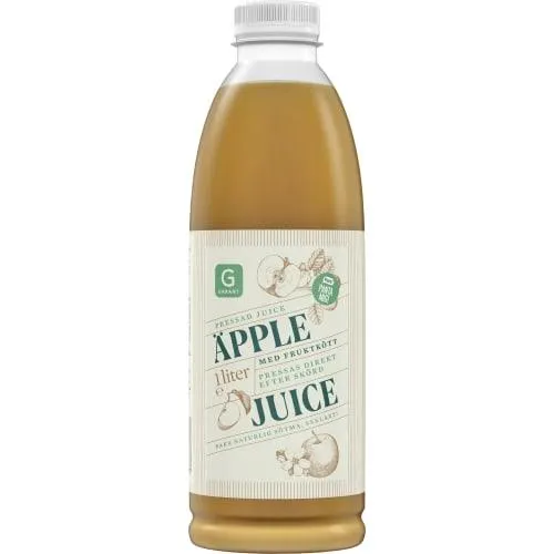 Äpplejuice med Fruktkött