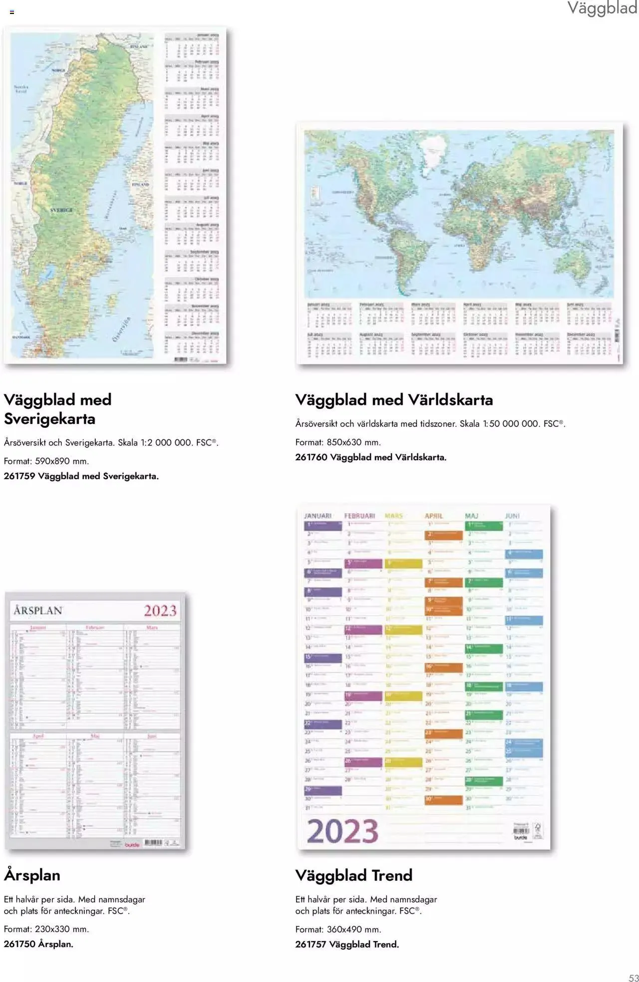 Almanackor och Kalendrar 2023 från 10 april till 31 december 2023 - Reklamblad sidor 53