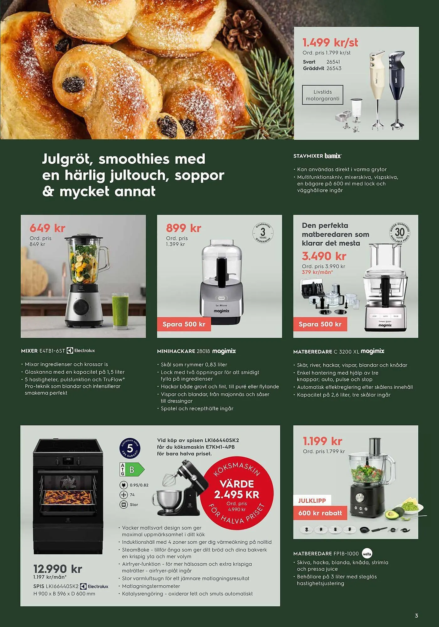 Electrolux Home reklamblad från 5 november till 24 december 2023 - Reklamblad sidor 3