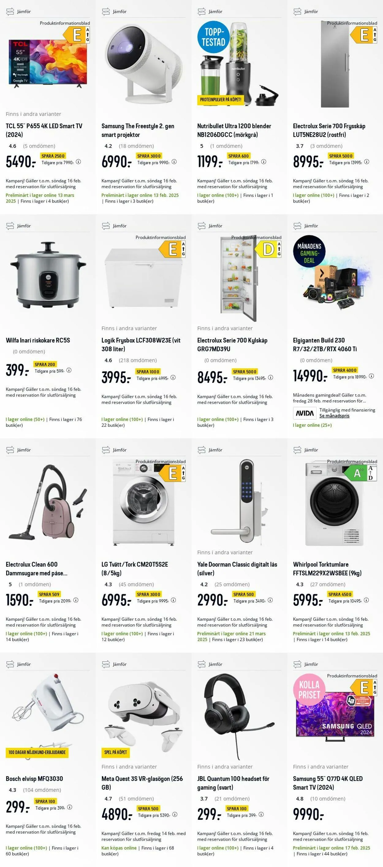 Elgiganten från 10 februari till 16 februari 2025 - Reklamblad sidor 16