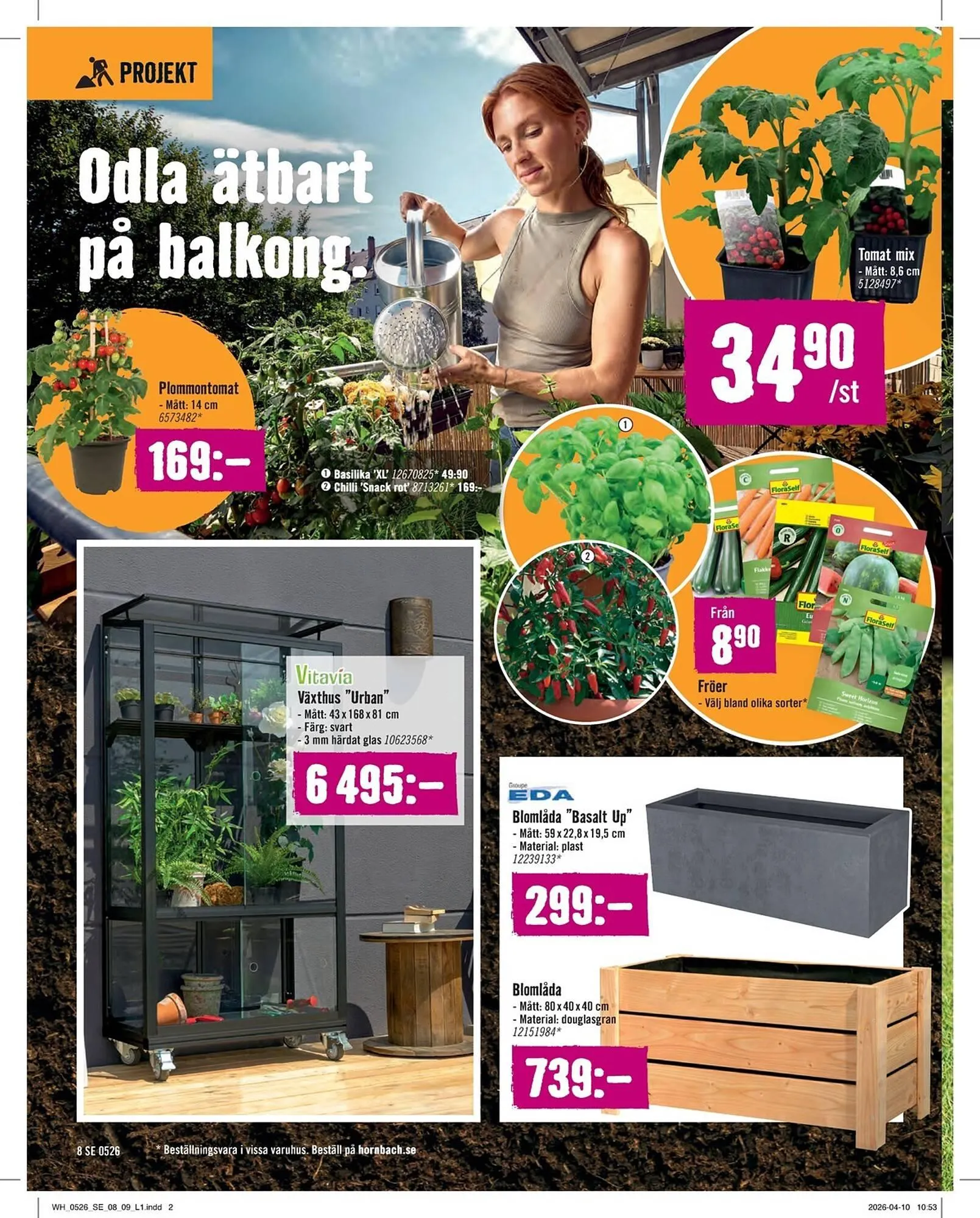Hornbach reklamblad från 4 maj till 30 maj 2026 - Reklamblad sidor 8