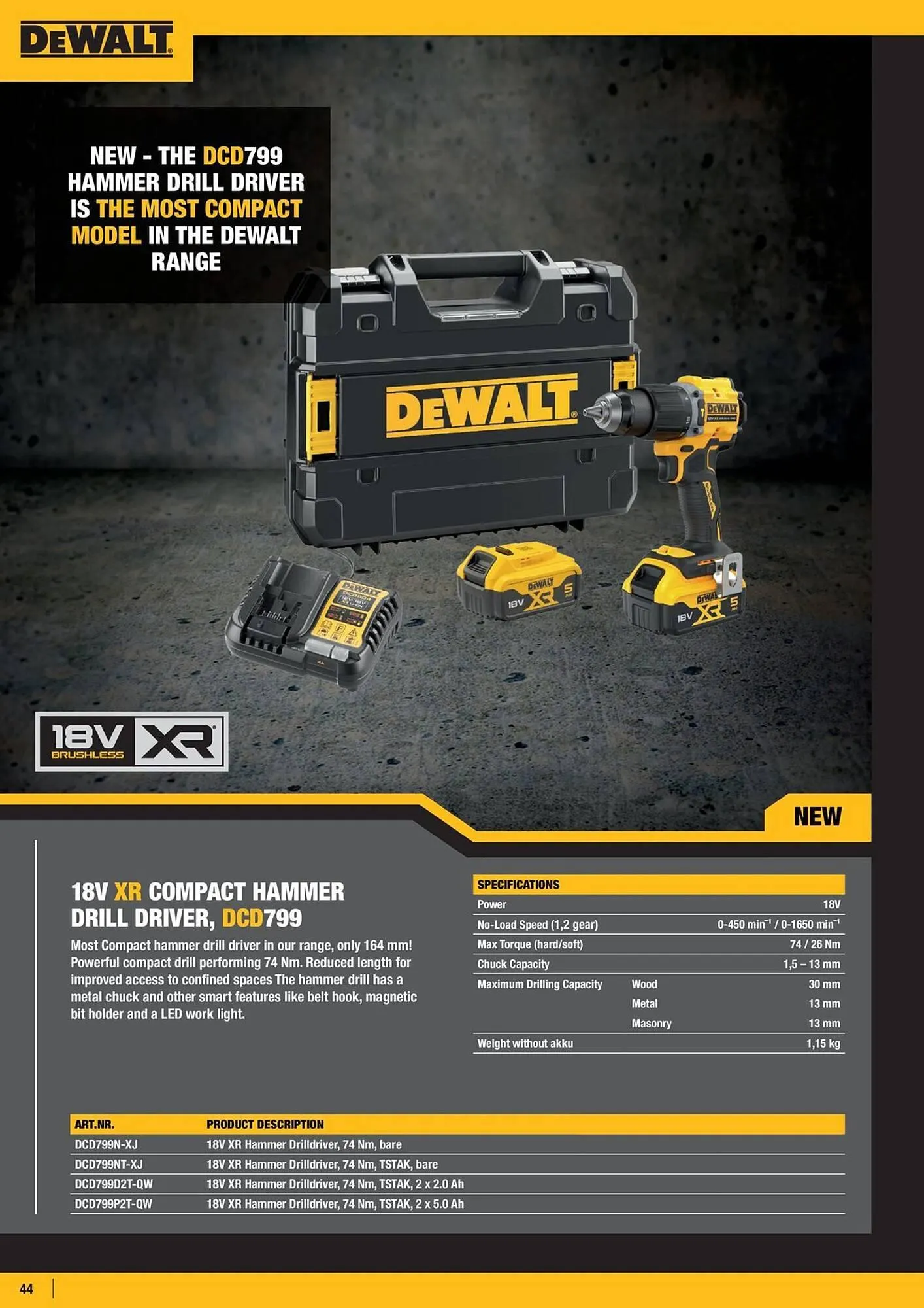 Dewalt reklamblad från 11 januari till 17 januari 2026 - Reklamblad sidor 44