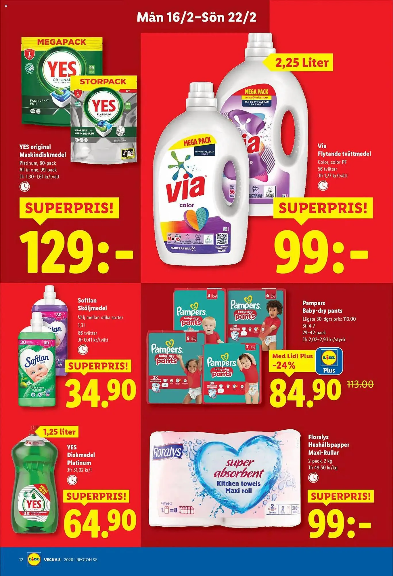 Lidl reklamblad från 16 februari till 22 februari 2026 - Reklamblad sidor 14