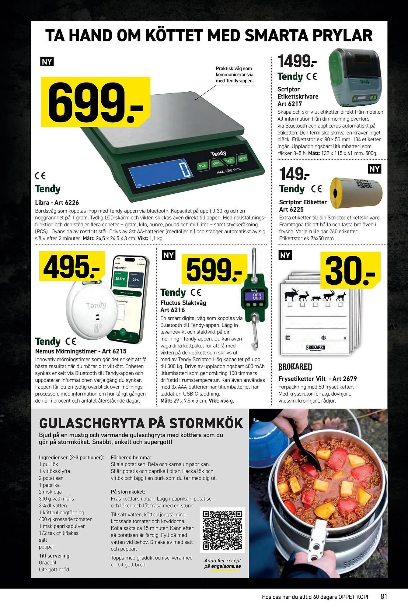 Engelsons reklamblad från 1 juli till 31 juli 2025 - Reklamblad sidor 81