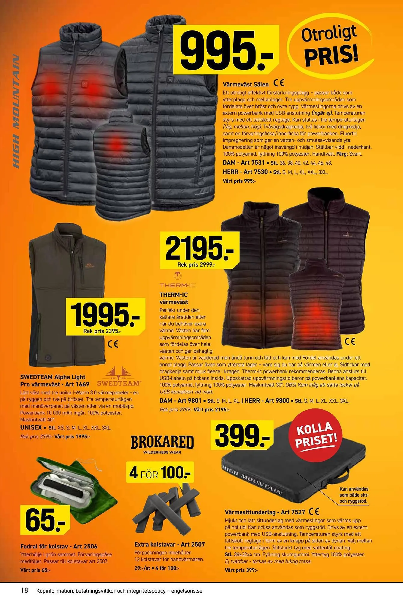 Engelsons reklamblad från 23 oktober till 30 november 2023 - Reklamblad sidor 18