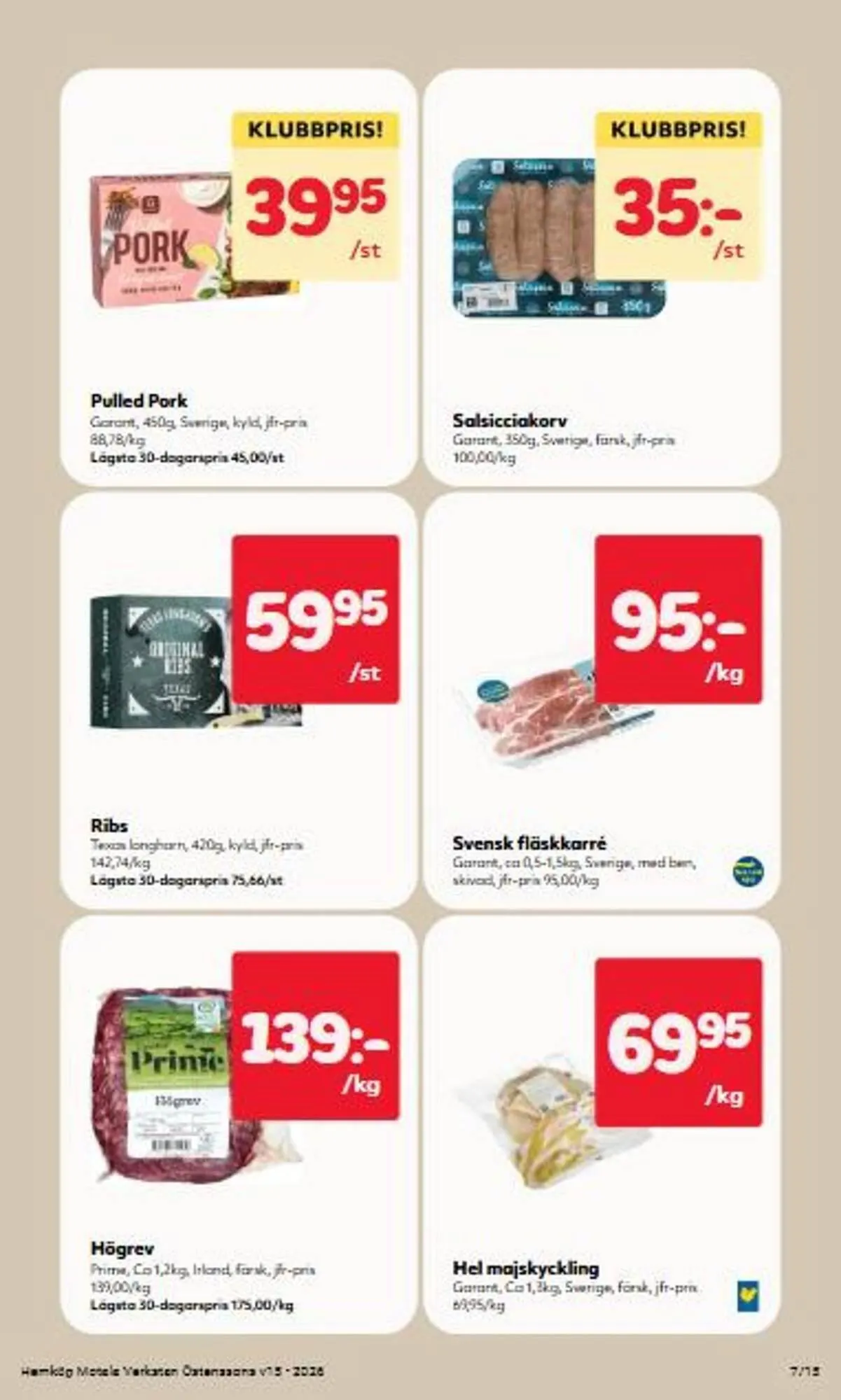 Östenssons reklamblad från 6 april till 12 april 2026 - Reklamblad sidor 7