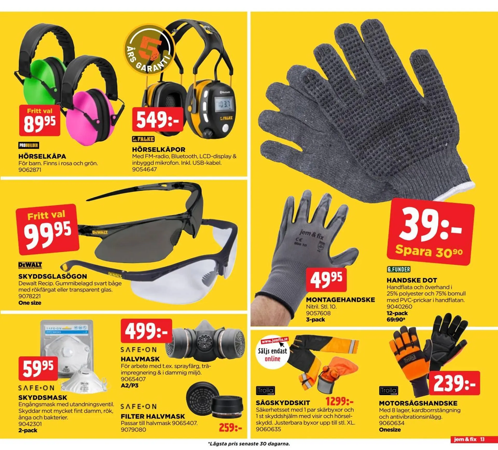 Jem&Fix reklamblad från 22 september till 6 oktober 2025 - Reklamblad sidor 13