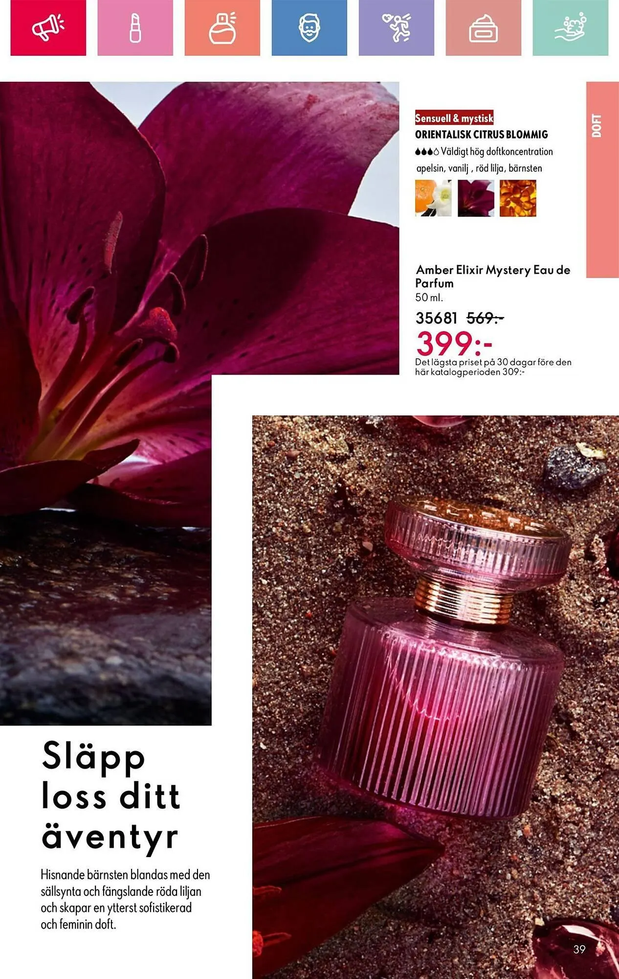 Oriflame reklamblad från 24 augusti till 13 september 2025 - Reklamblad sidor 39
