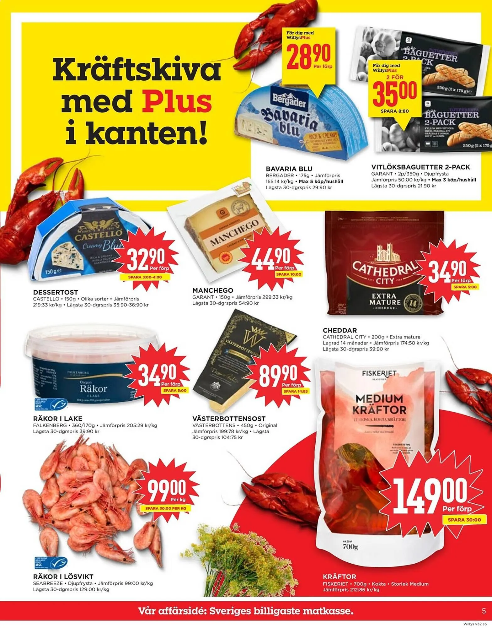 Willys reklamblad från 4 augusti till 10 augusti 2025 - Reklamblad sidor 5