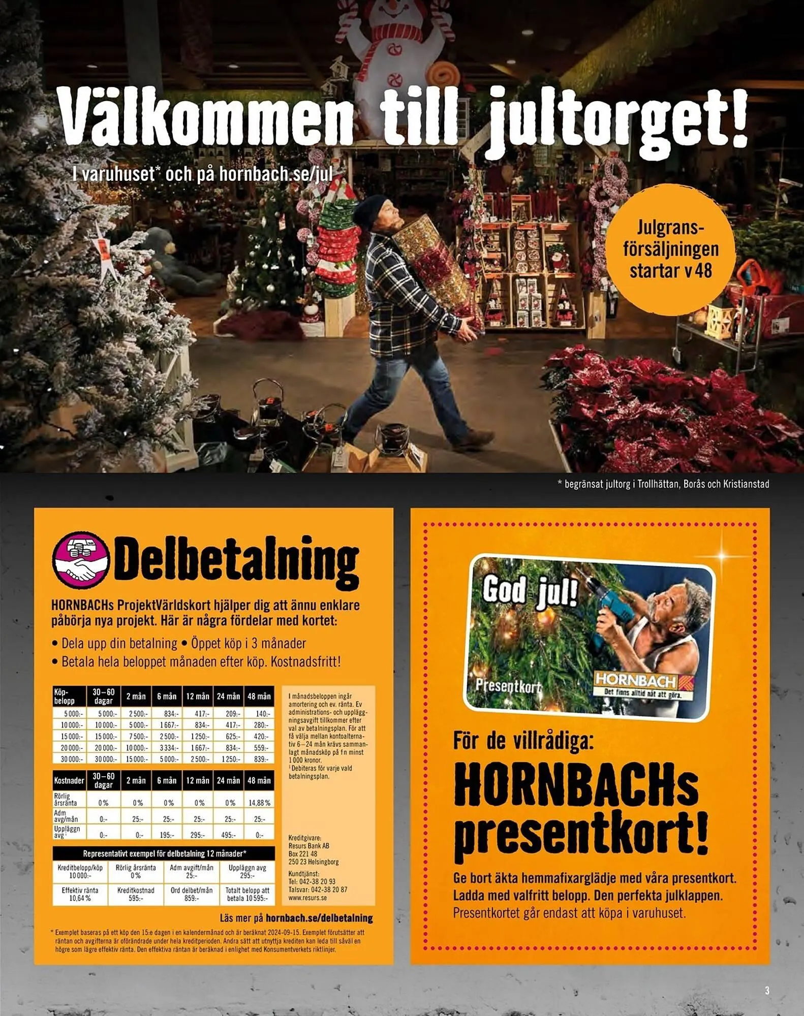 Hornbach reklamblad från 28 oktober till 23 november 2024 - Reklamblad sidor 3