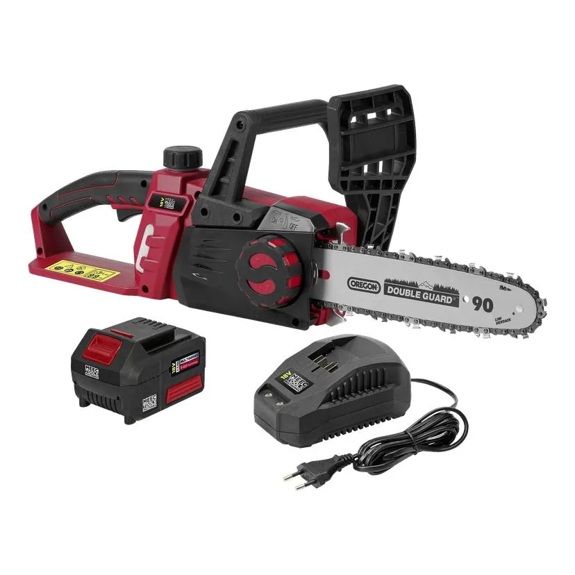Batteridriven kedjesåg 18 V 4 Ah 10"/25,4 cm
