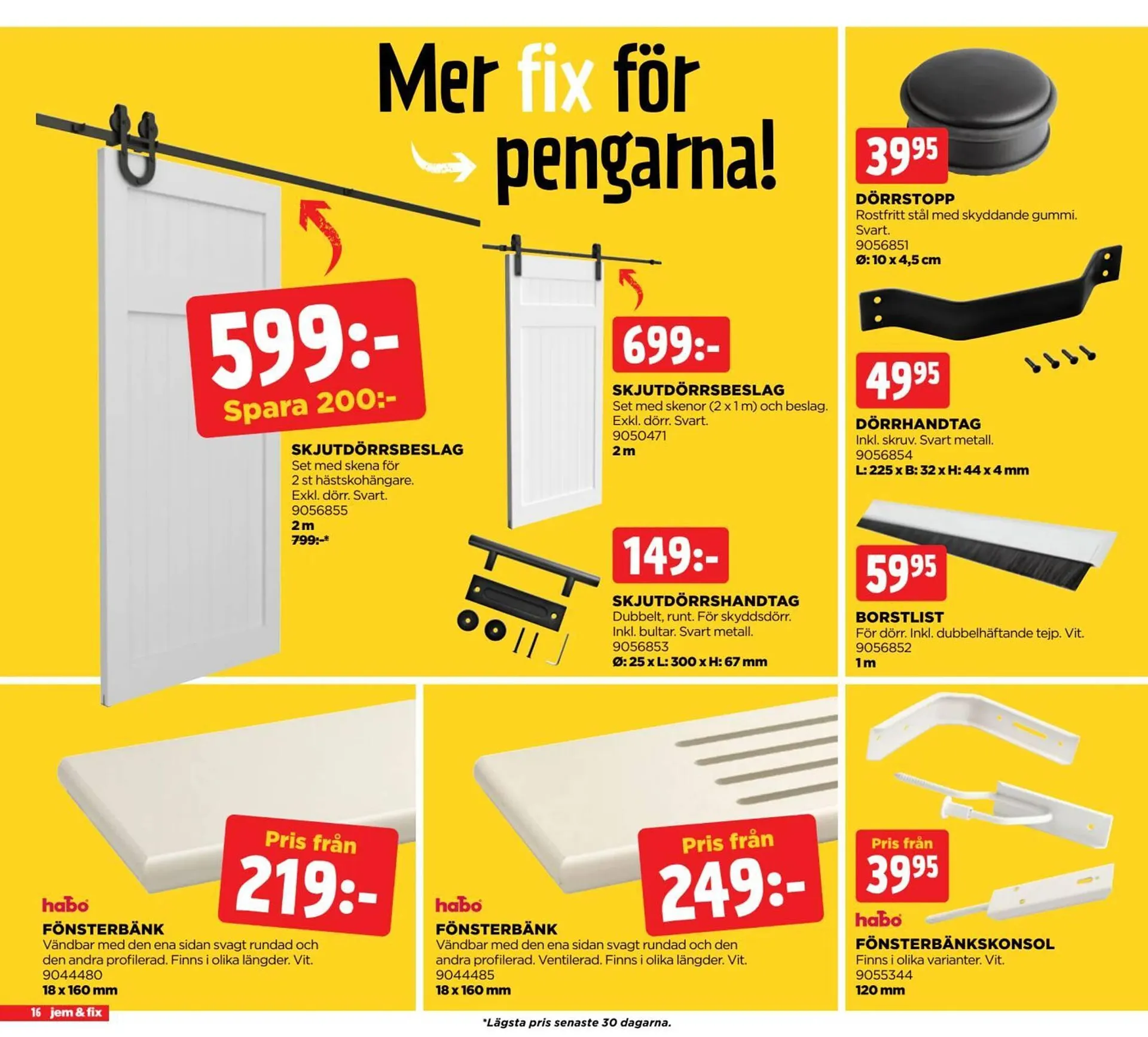 Jem&Fix reklamblad från 22 september till 6 oktober 2025 - Reklamblad sidor 16