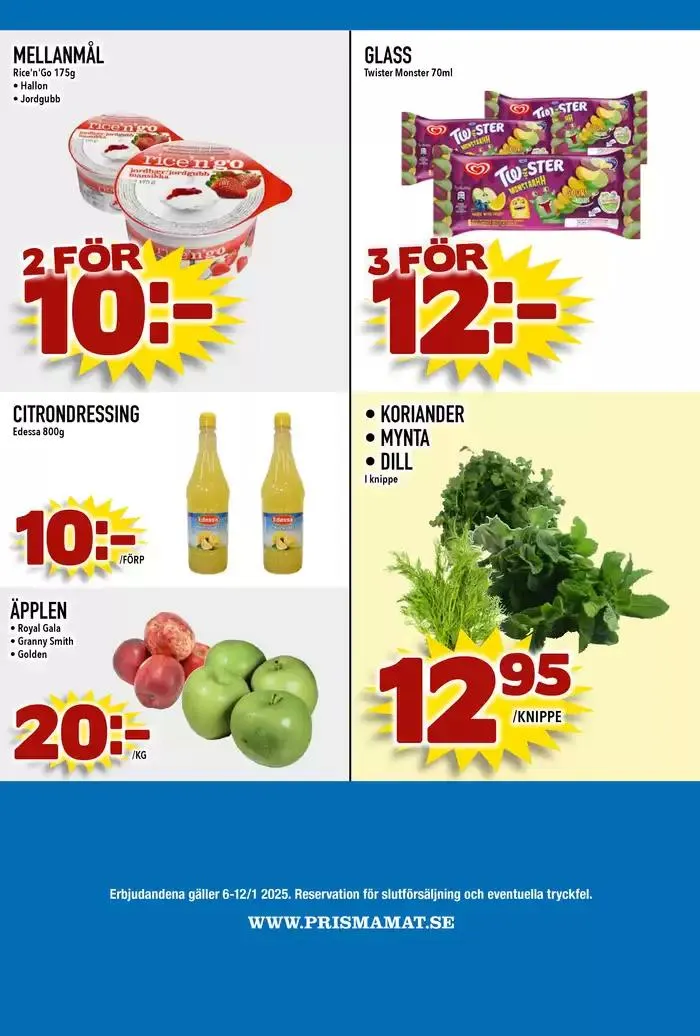 Prisma Mat reklambad från 6 januari till 12 januari 2025 - Reklamblad sidor 9
