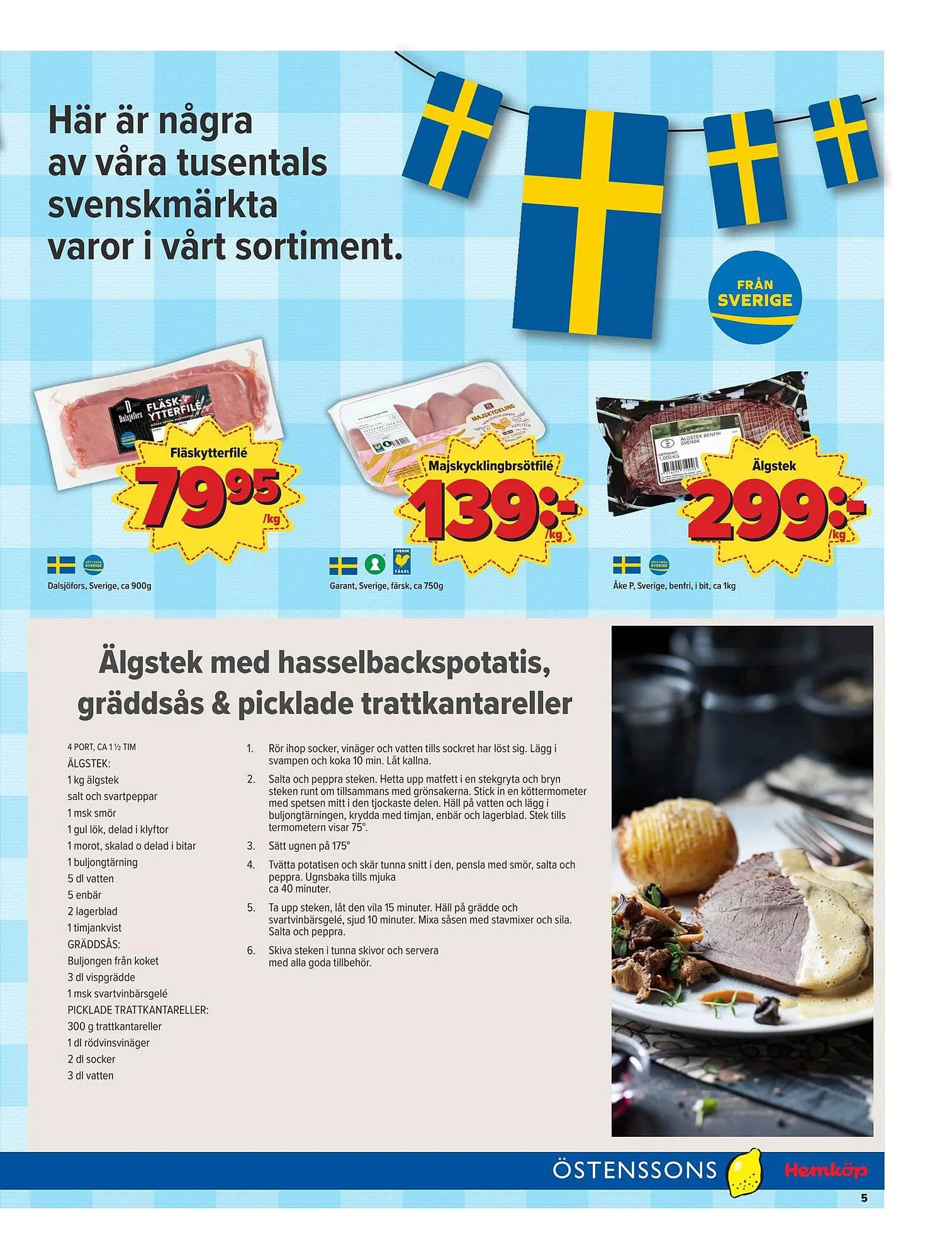 Östenssons reklamblad från 2 oktober till 8 oktober 2023 - Reklamblad sidor 5