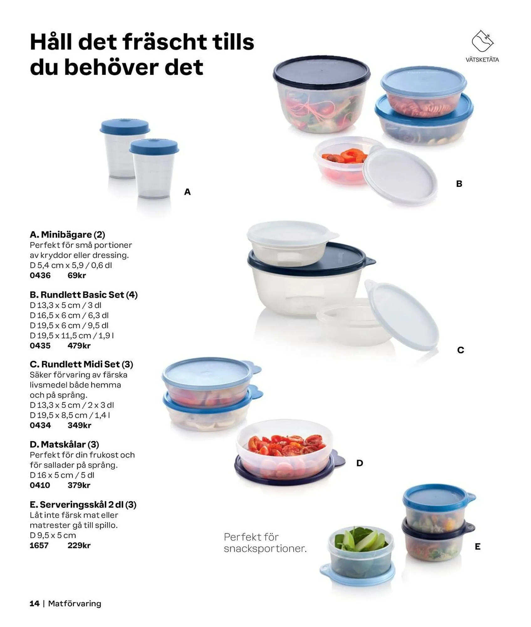 Tupperware reklamblad från 1 oktober till 31 mars 2025 - Reklamblad sidor 14