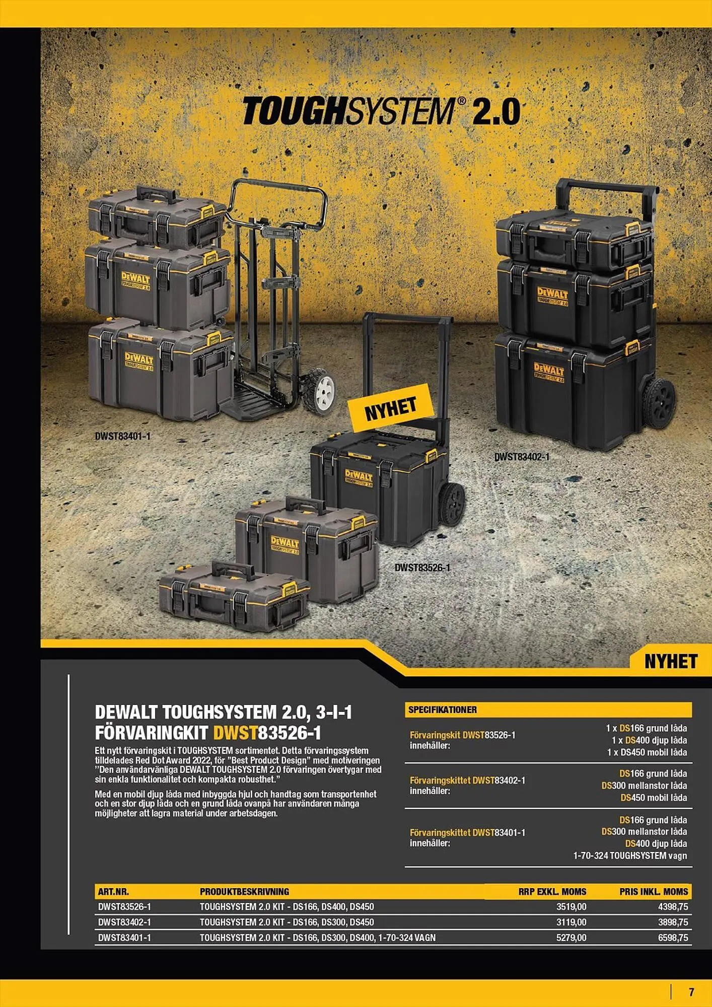 Dewalt reklamblad från 5 maj till 31 december 2023 - Reklamblad sidor 7