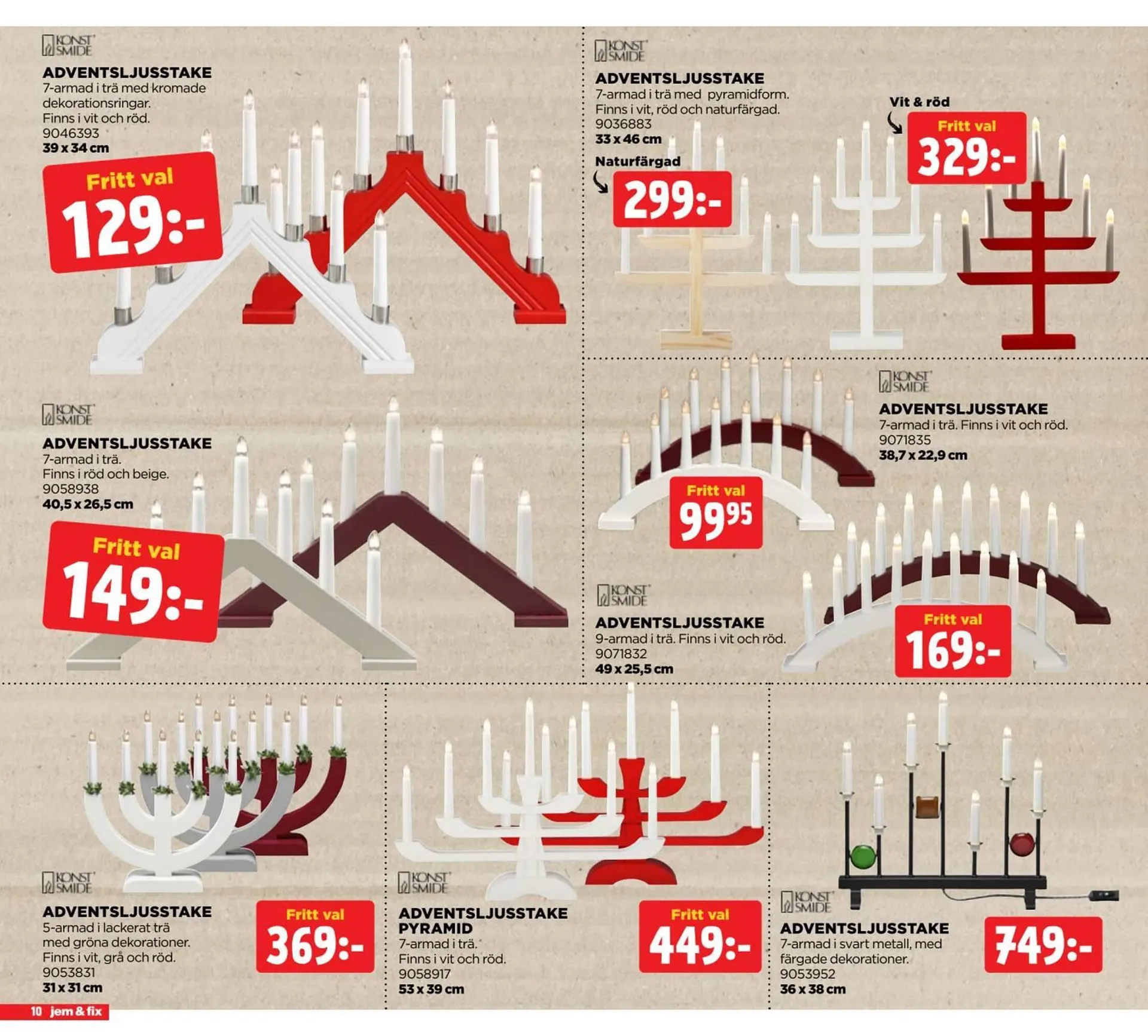 Jem&Fix reklamblad från 24 november till 7 december 2025 - Reklamblad sidor 10