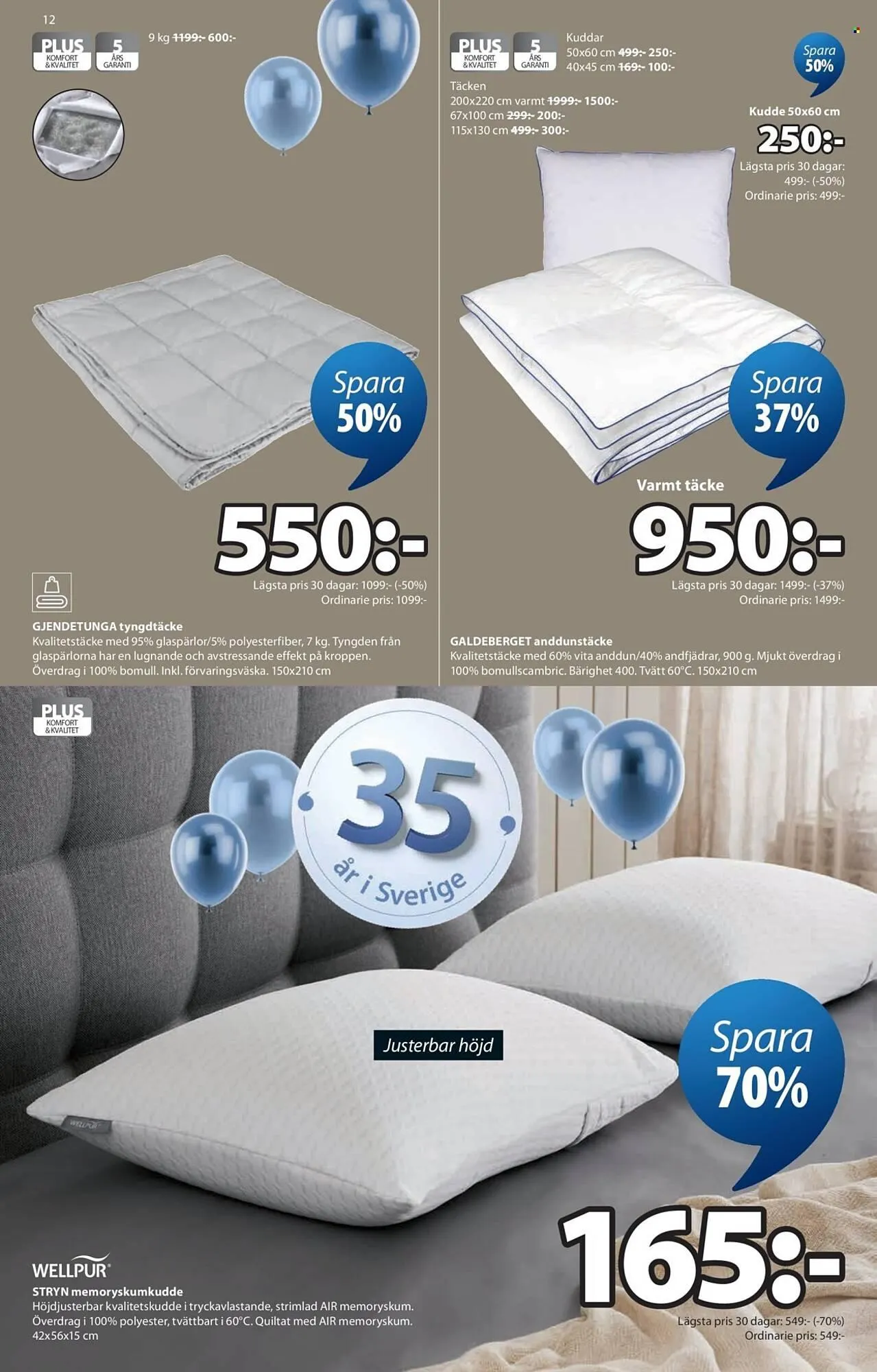 JYSK reklamblad från 30 mars till 26 april 2026 - Reklamblad sidor 12