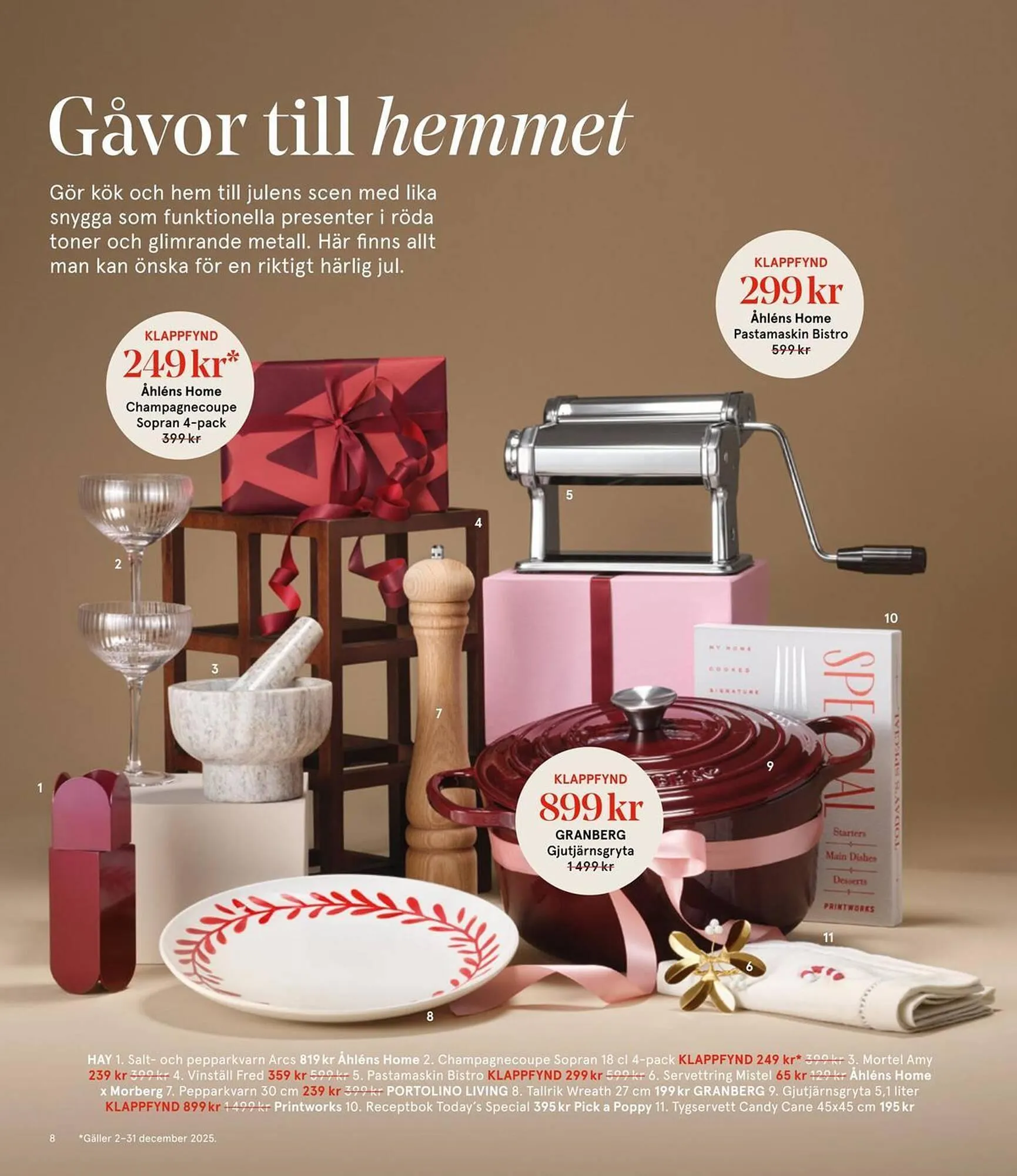 Åhléns reklamblad från 25 november till 11 december 2025 - Reklamblad sidor 8