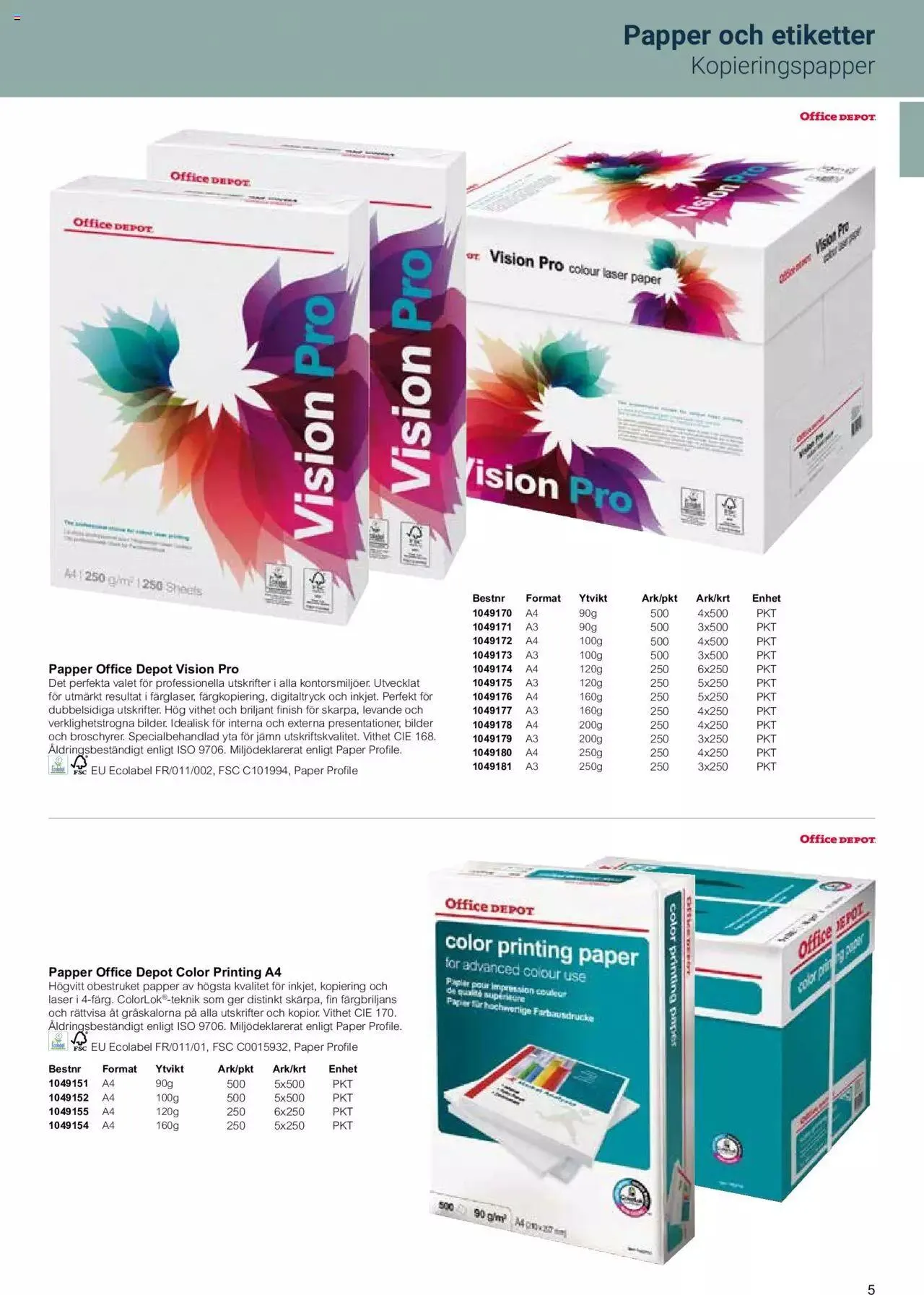 Office Depot - Kontorskatalog 2023 från 7 februari till 31 december 2023 - Reklamblad sidor 7