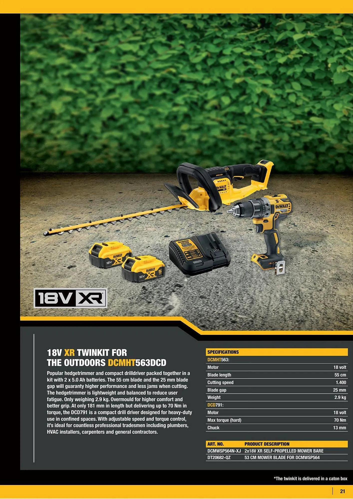 Dewalt reklamblad från 31 augusti till 30 september 2023 - Reklamblad sidor 21