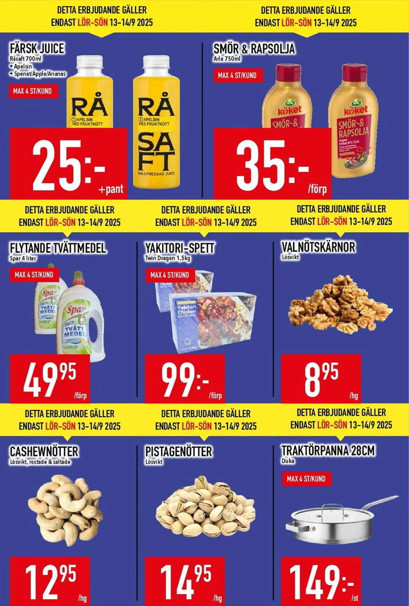 Matdax reklamblad från 8 september till 14 september 2025 - Reklamblad sidor 6