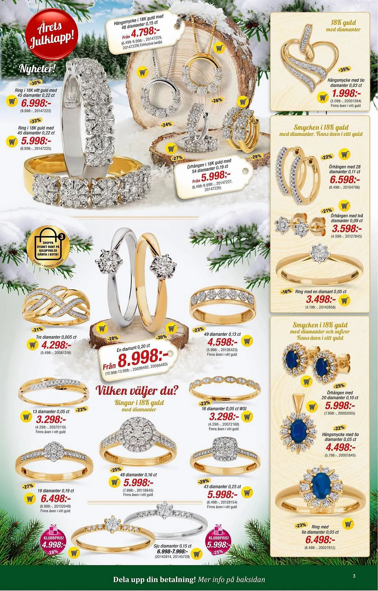 Guldfynd reklamblad från 19 oktober till 24 december 2023 - Reklamblad sidor 3