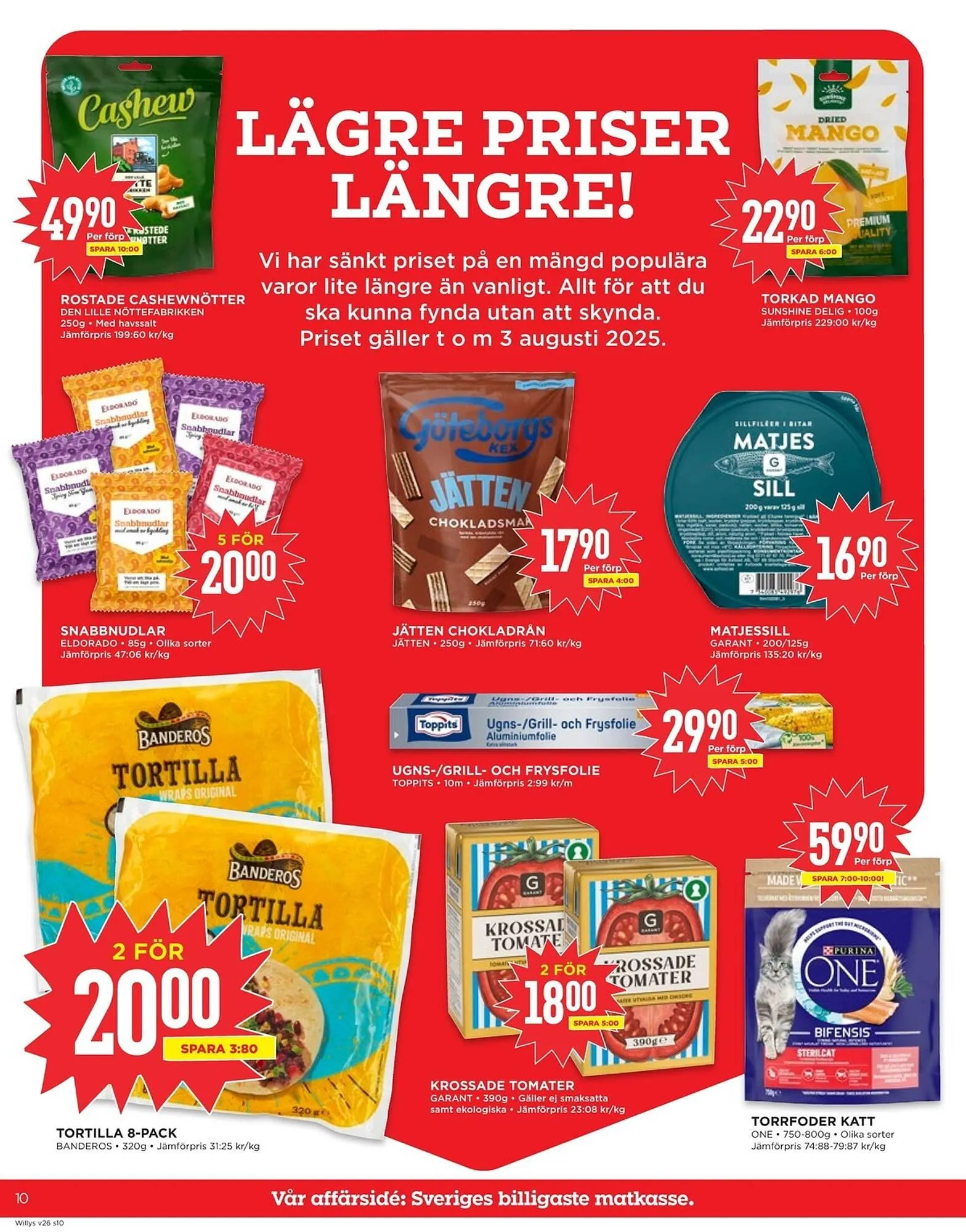 Willys reklamblad från 23 juni till 29 juni 2025 - Reklamblad sidor 10