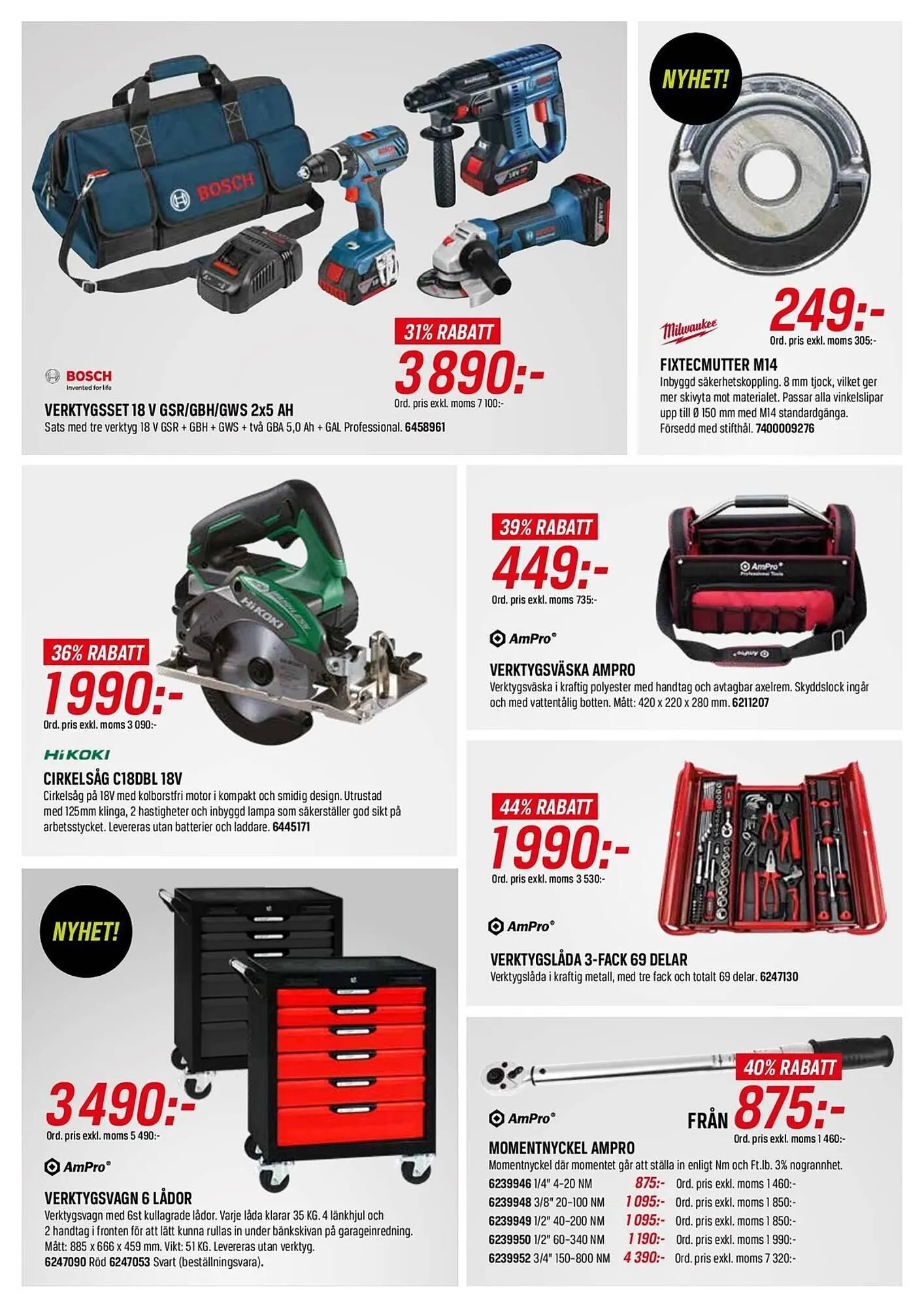 Swedol reklamblad från 1 september till 30 september 2023 - Reklamblad sidor 6