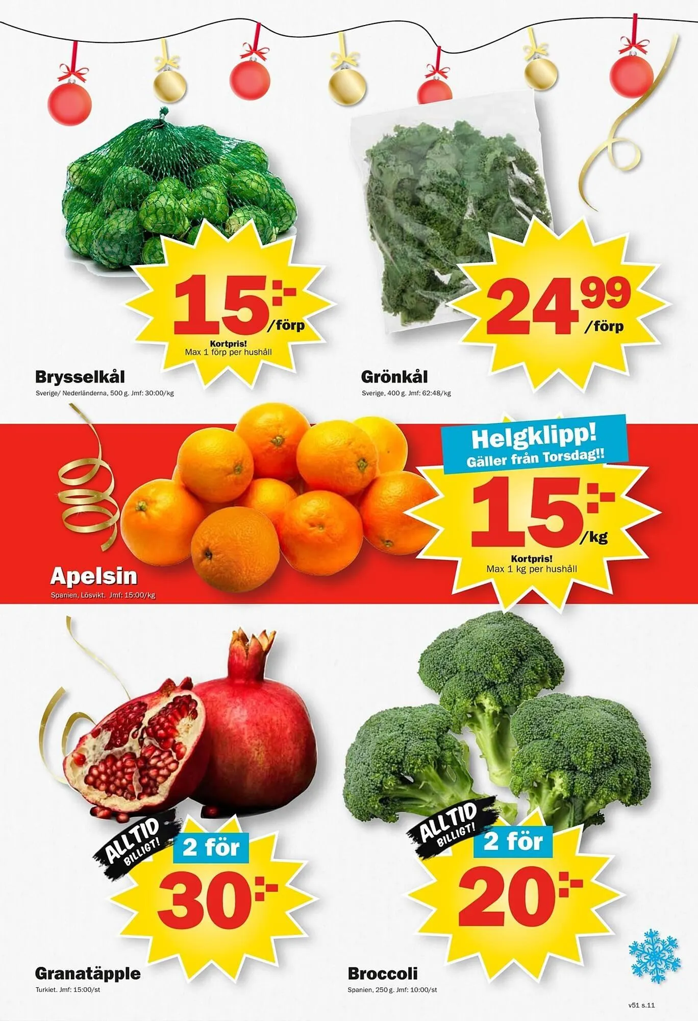 Pekås reklamblad från 15 december till 21 december 2025 - Reklamblad sidor 11