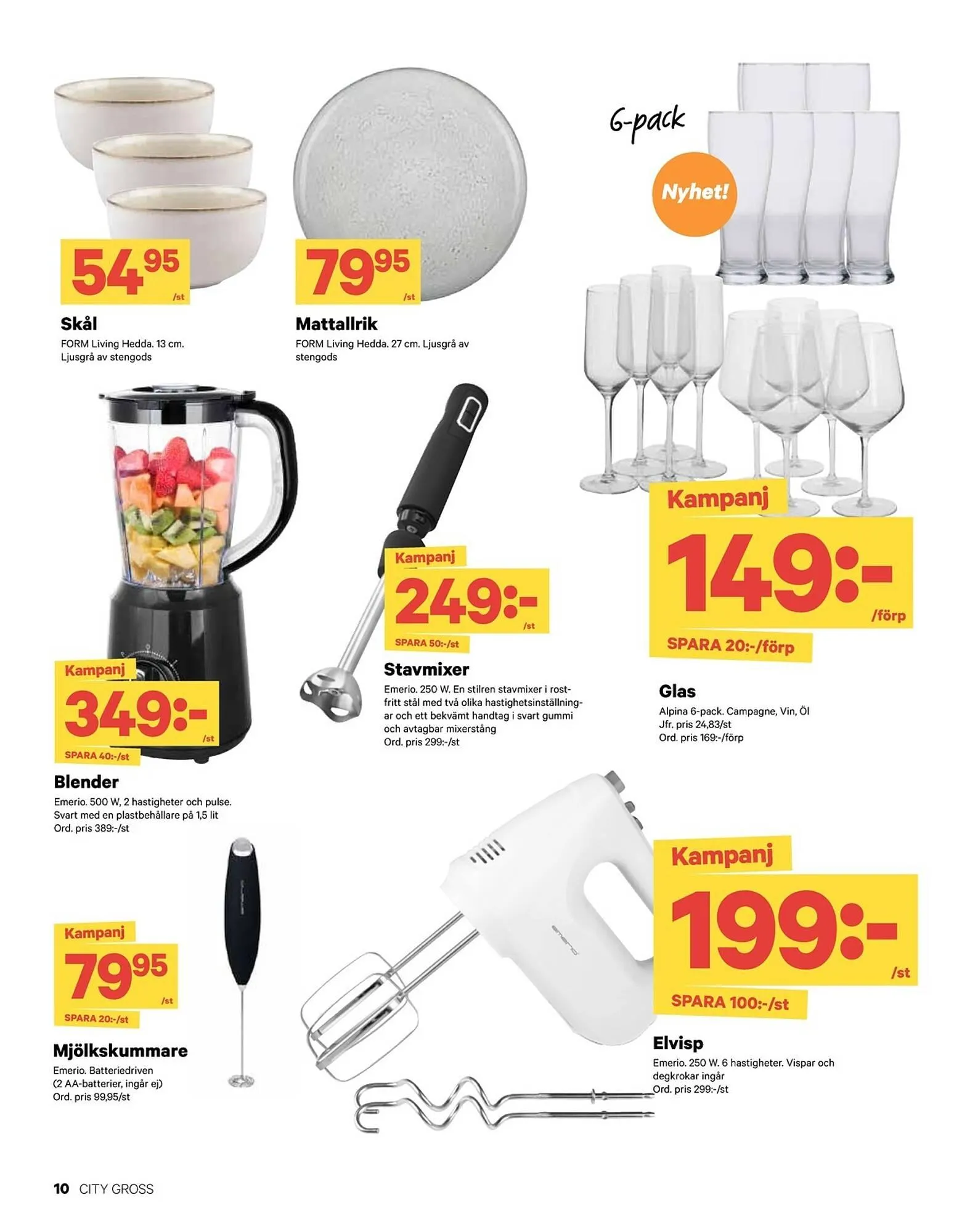 City Gross reklamblad från 22 april till 18 maj 2025 - Reklamblad sidor 10