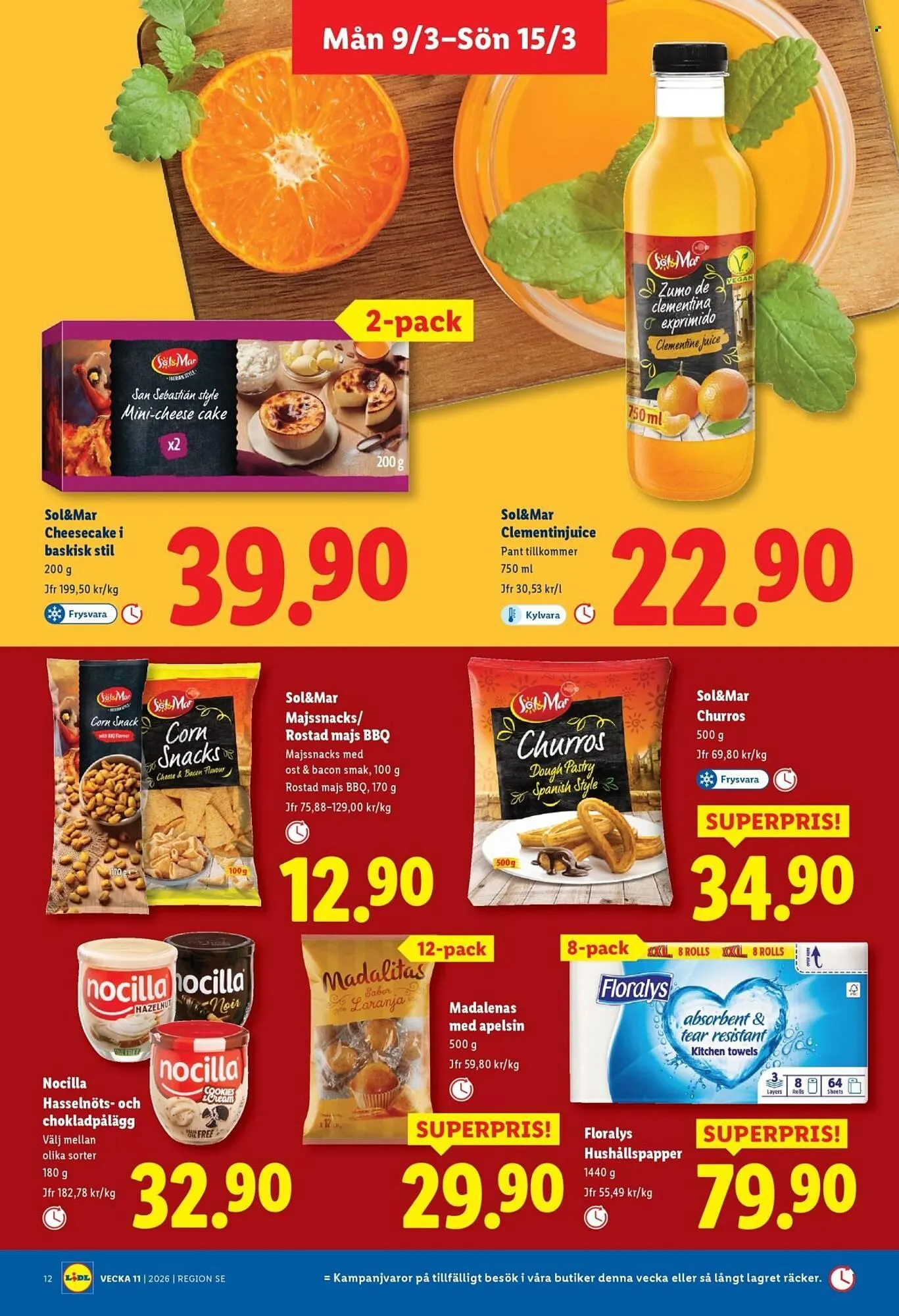 Lidl reklamblad från 9 mars till 15 mars 2026 - Reklamblad sidor 14