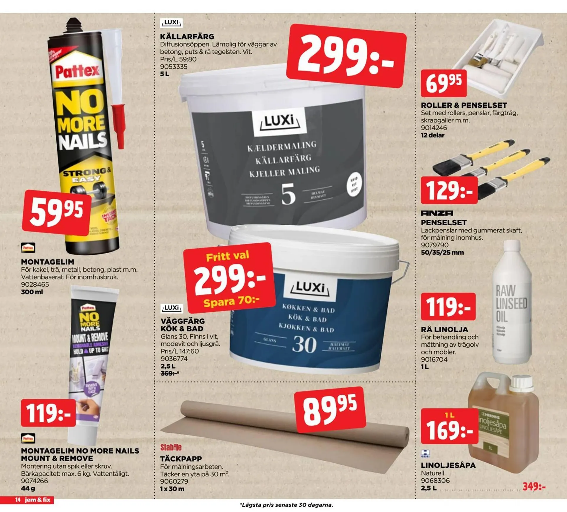 Jem&Fix reklamblad från 28 juli till 3 augusti 2025 - Reklamblad sidor 14