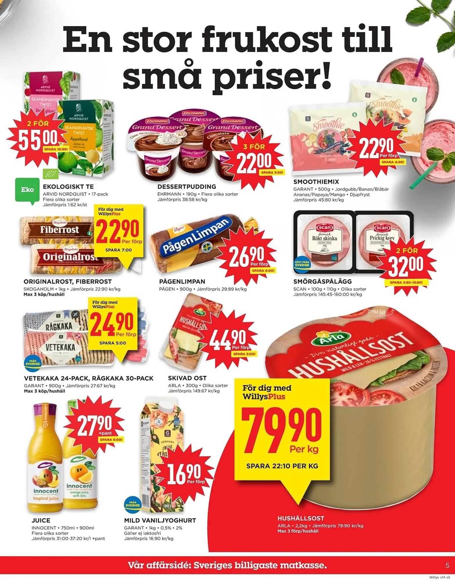 Willys reklamblad från 1 april till 7 april 2024 - Reklamblad sidor 5
