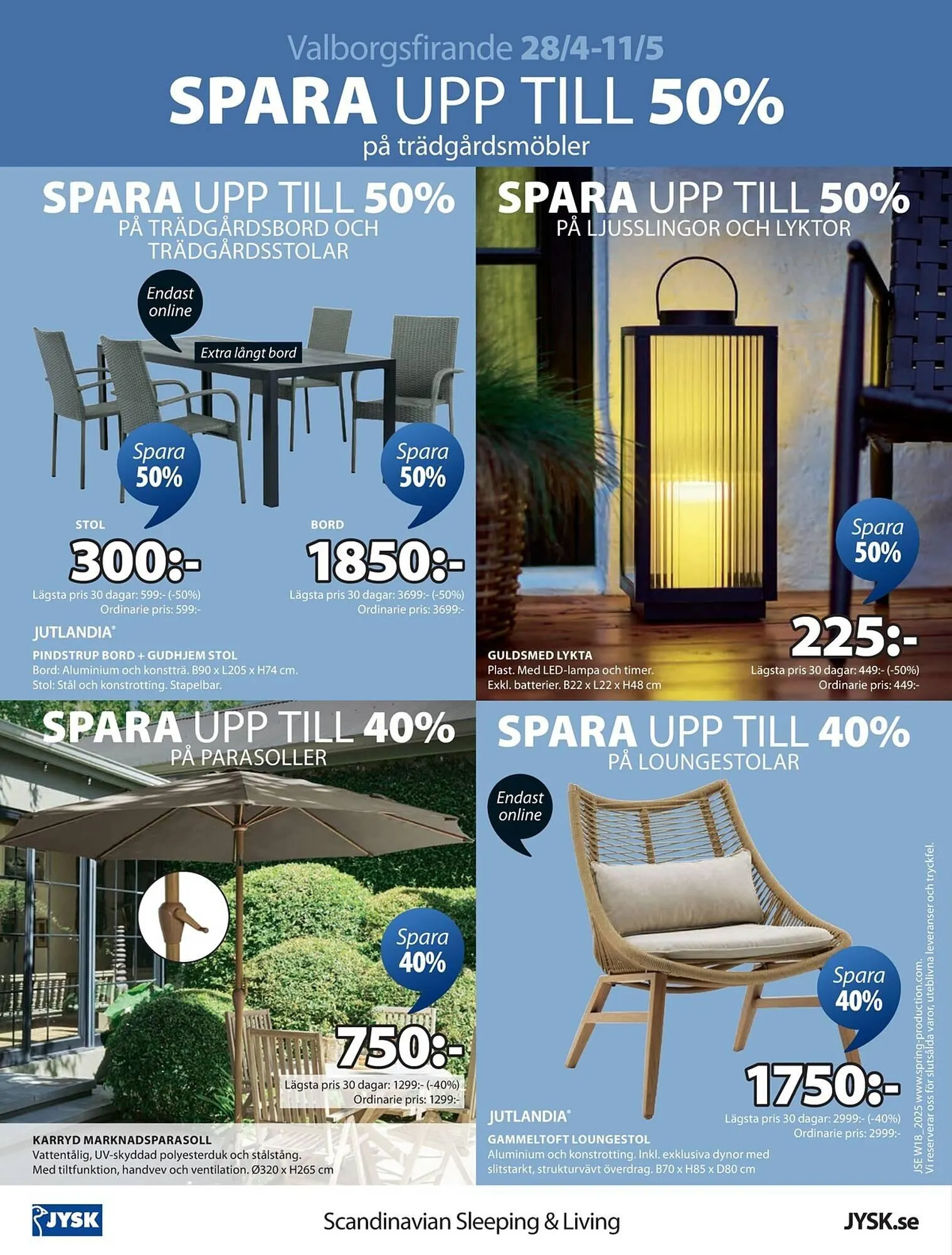 JYSK reklamblad från 28 april till 11 maj 2025 - Reklamblad sidor 33