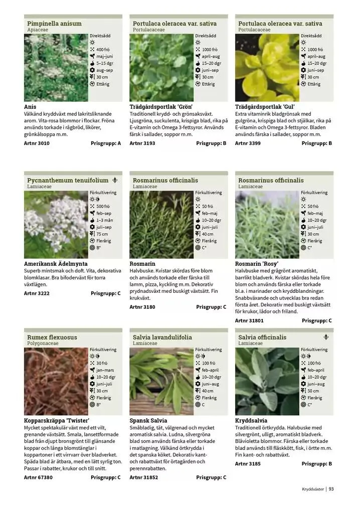 Frökatalog 2025! från 23 januari till 31 december 2025 - Reklamblad sidor 93