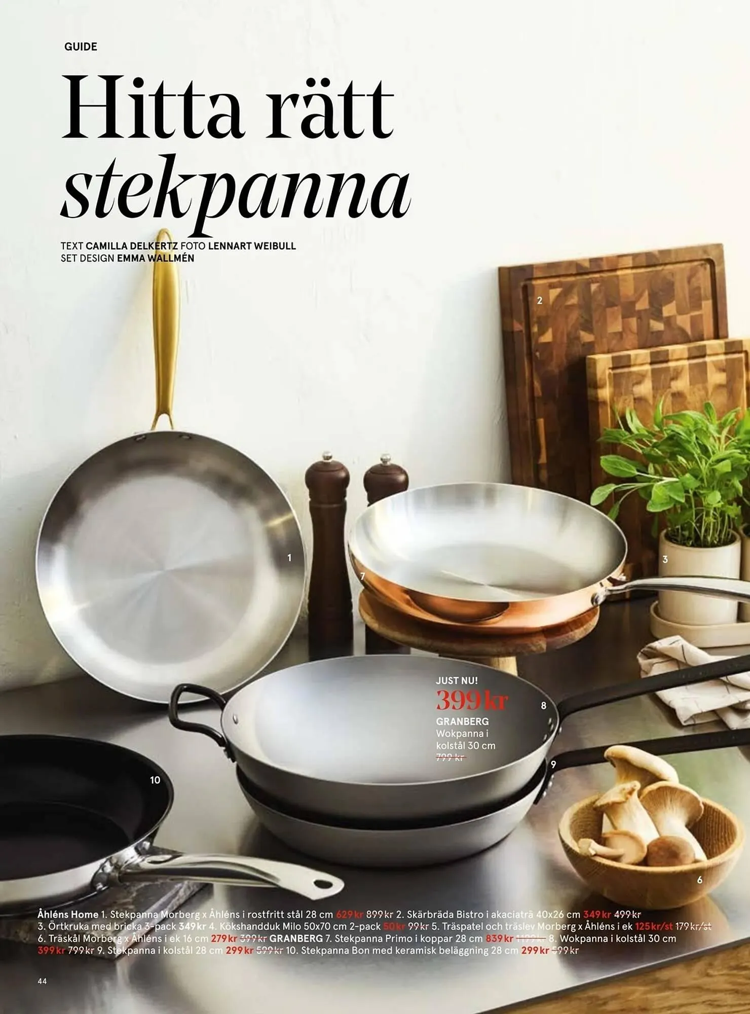 Åhléns reklamblad från 17 september till 7 oktober 2025 - Reklamblad sidor 44