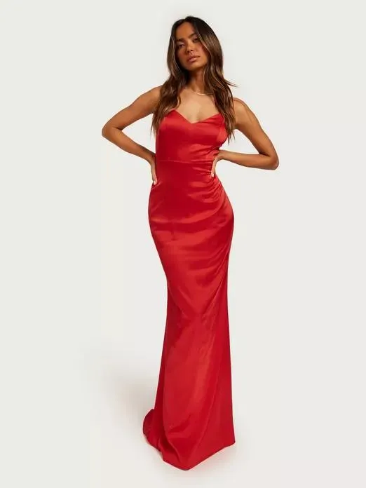 Flattering Satin Dress