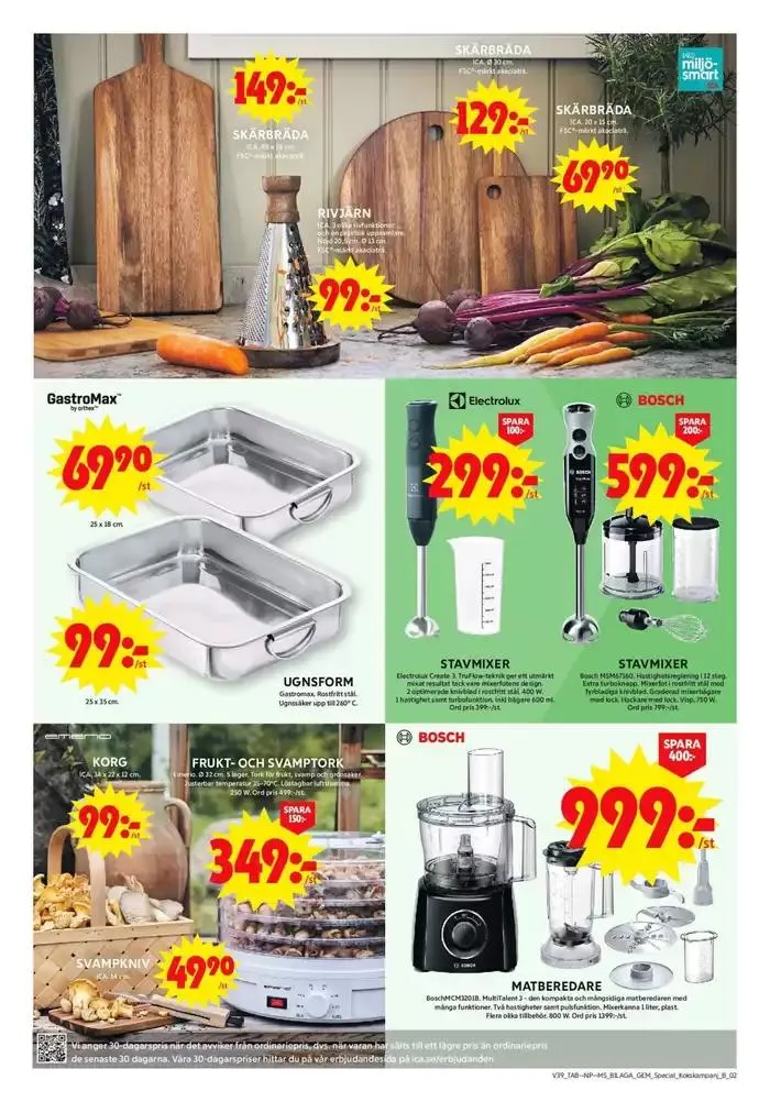 Fantastiska rabatter på utvalda produkter från 23 september till 7 oktober 2024 - Reklamblad sidor 9