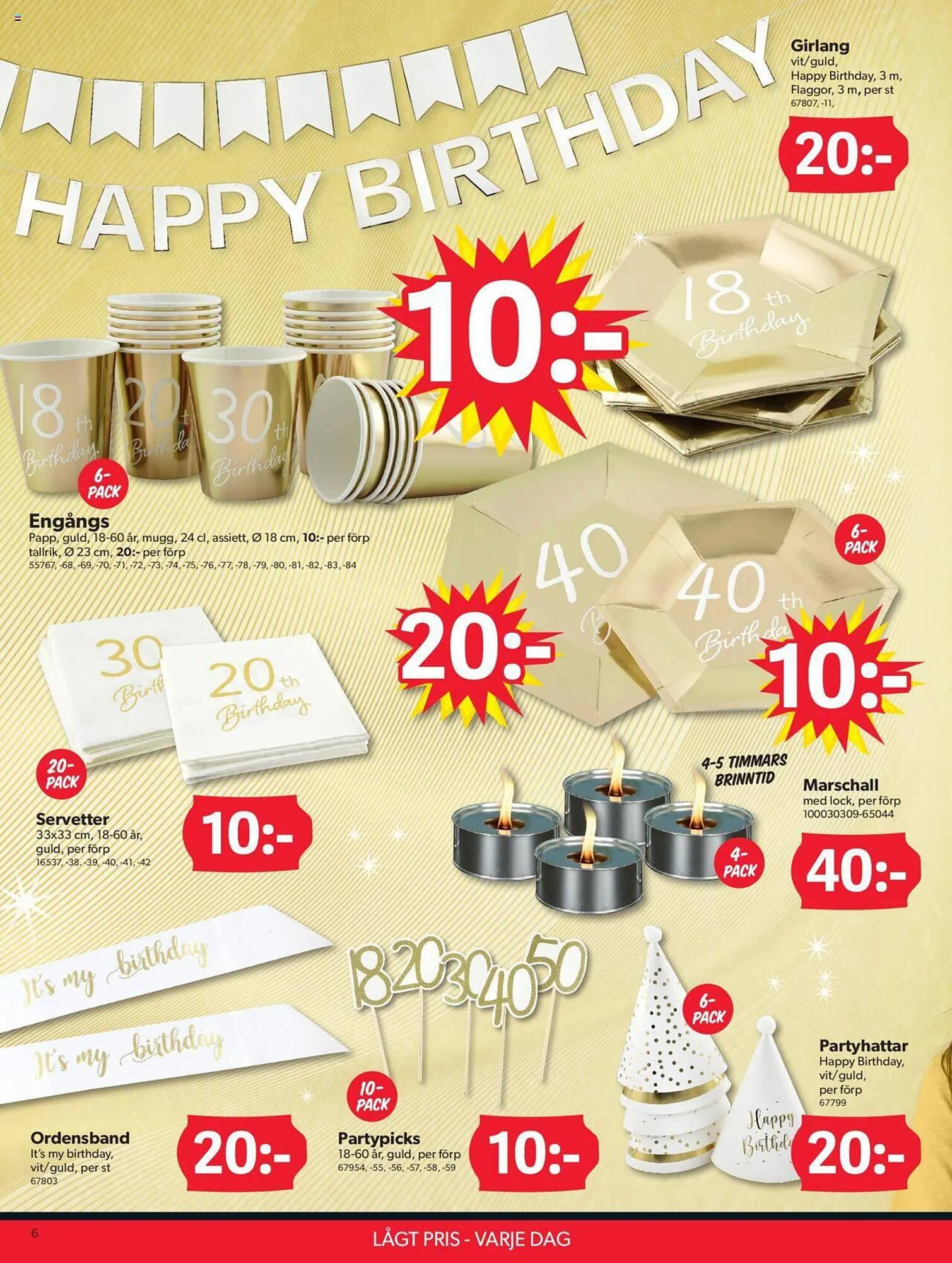 DollarStore reklamblad från 25 mars till 19 april 2024 - Reklamblad sidor 6