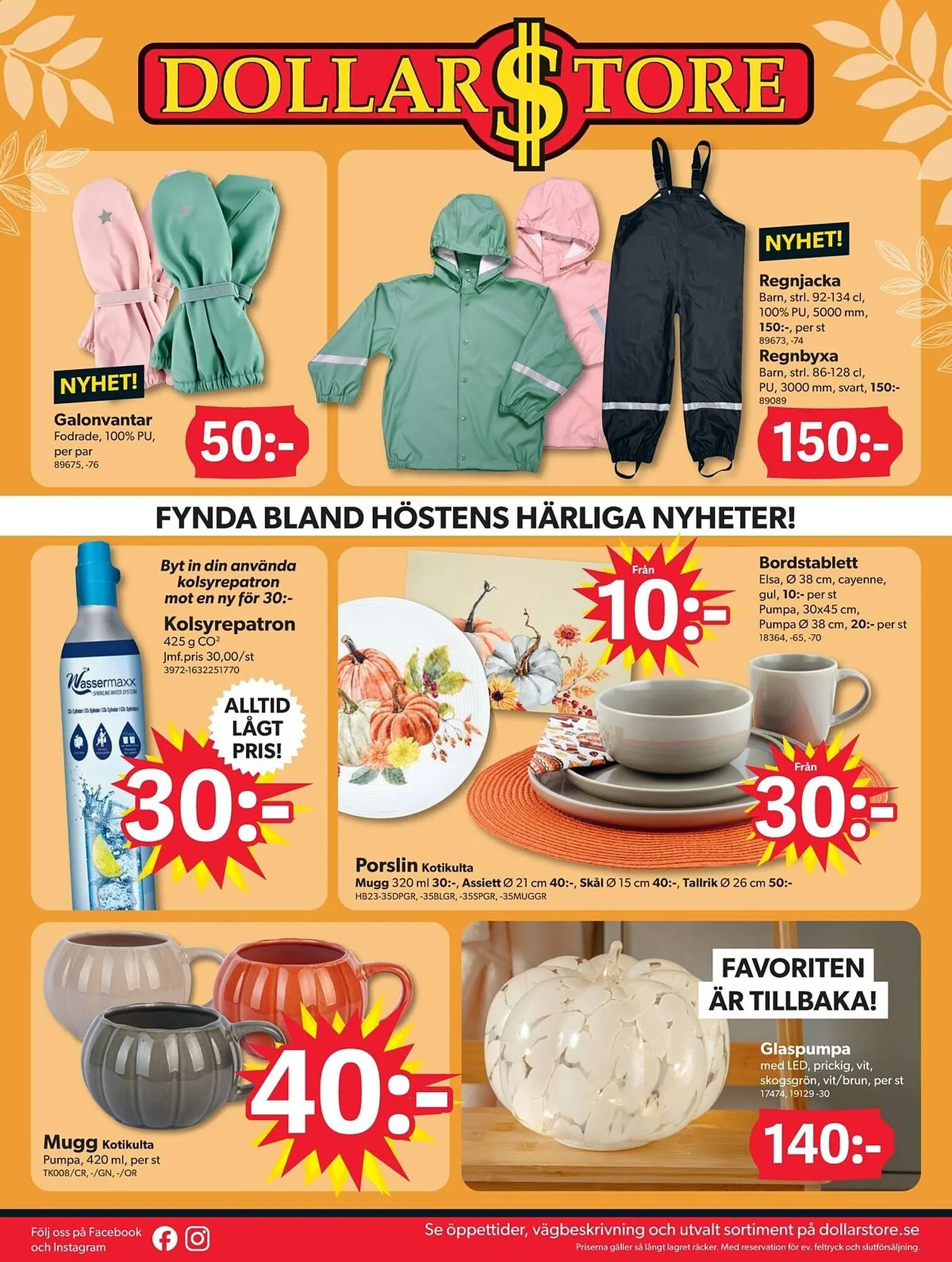DollarStore annonsblad från 1 september till 9 september 2025 - Reklamblad sidor 16