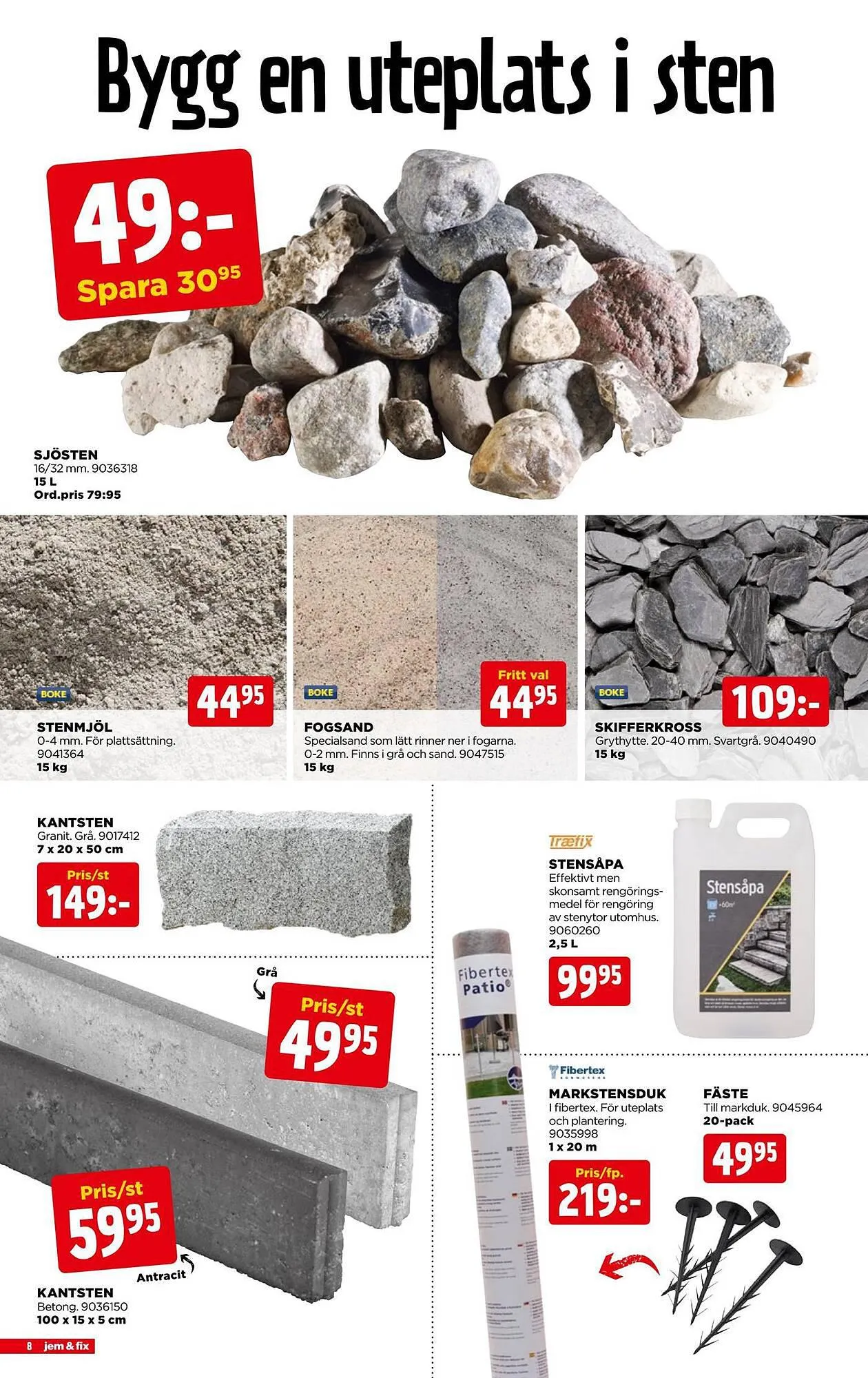 Jem&Fix reklamblad från 23 juli till 30 juli 2023 - Reklamblad sidor 8