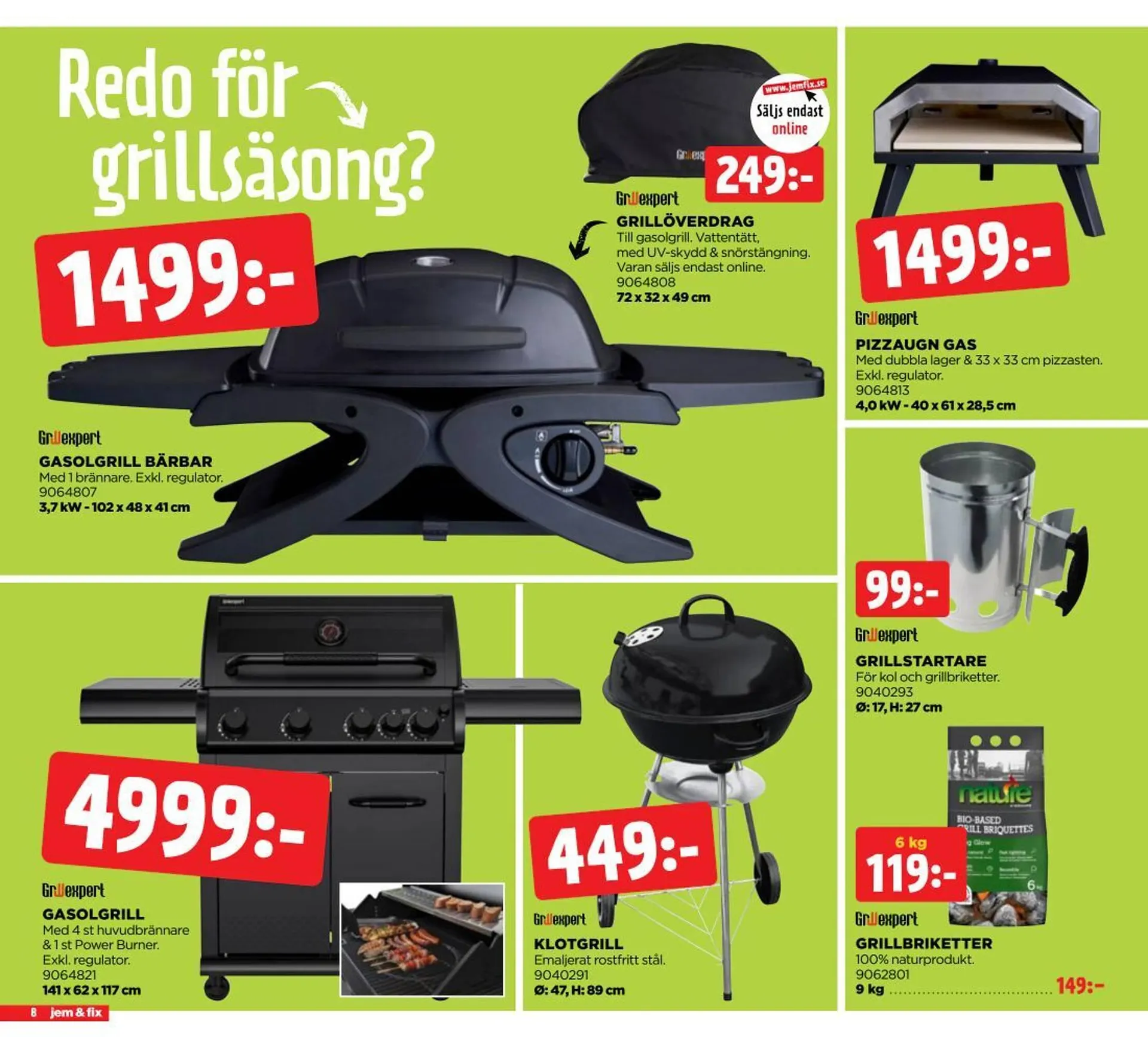 Jem&Fix reklamblad från 10 mars till 23 mars 2025 - Reklamblad sidor 8
