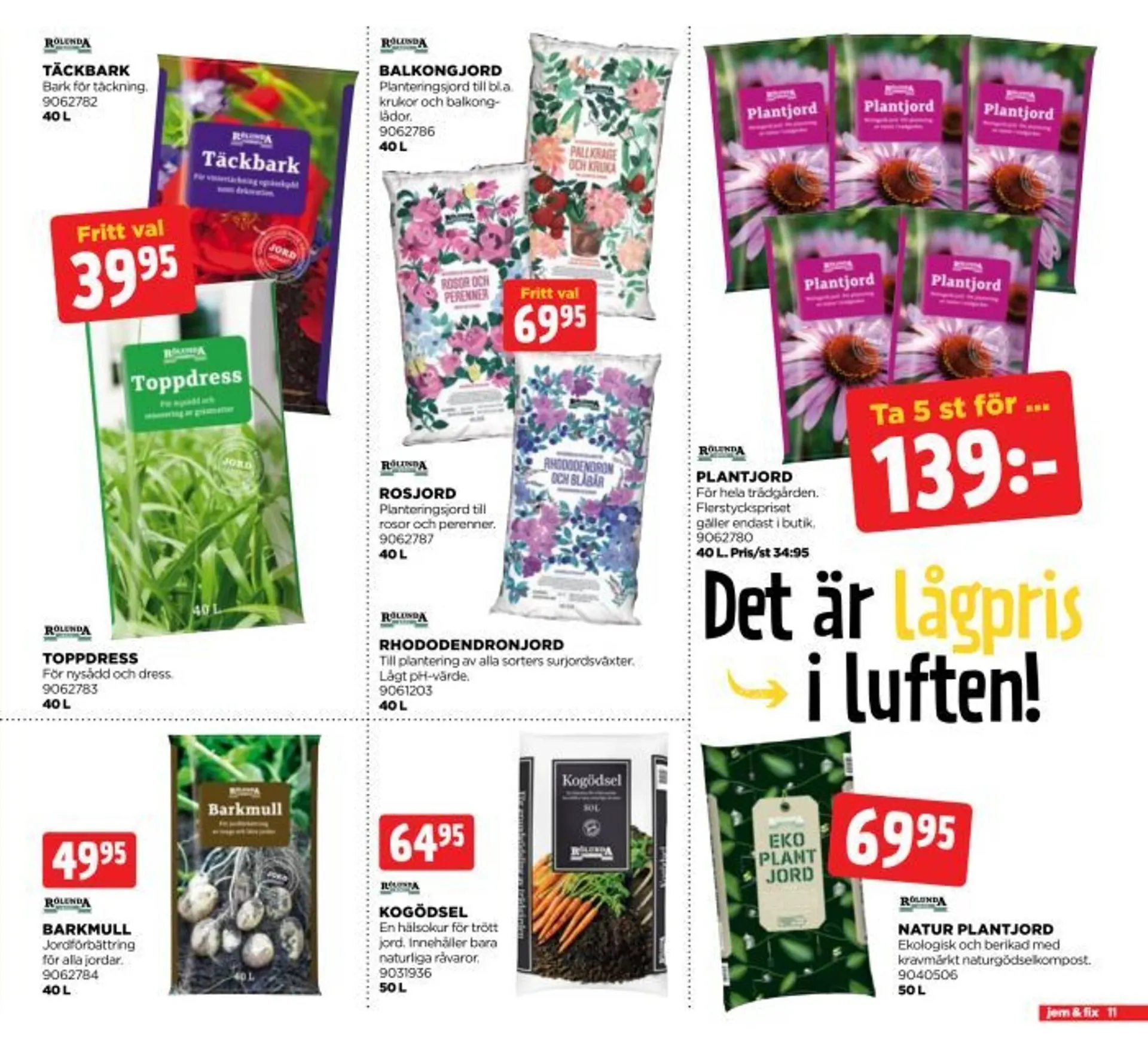 Jem&Fix reklamblad från 12 maj till 18 maj 2025 - Reklamblad sidor 11