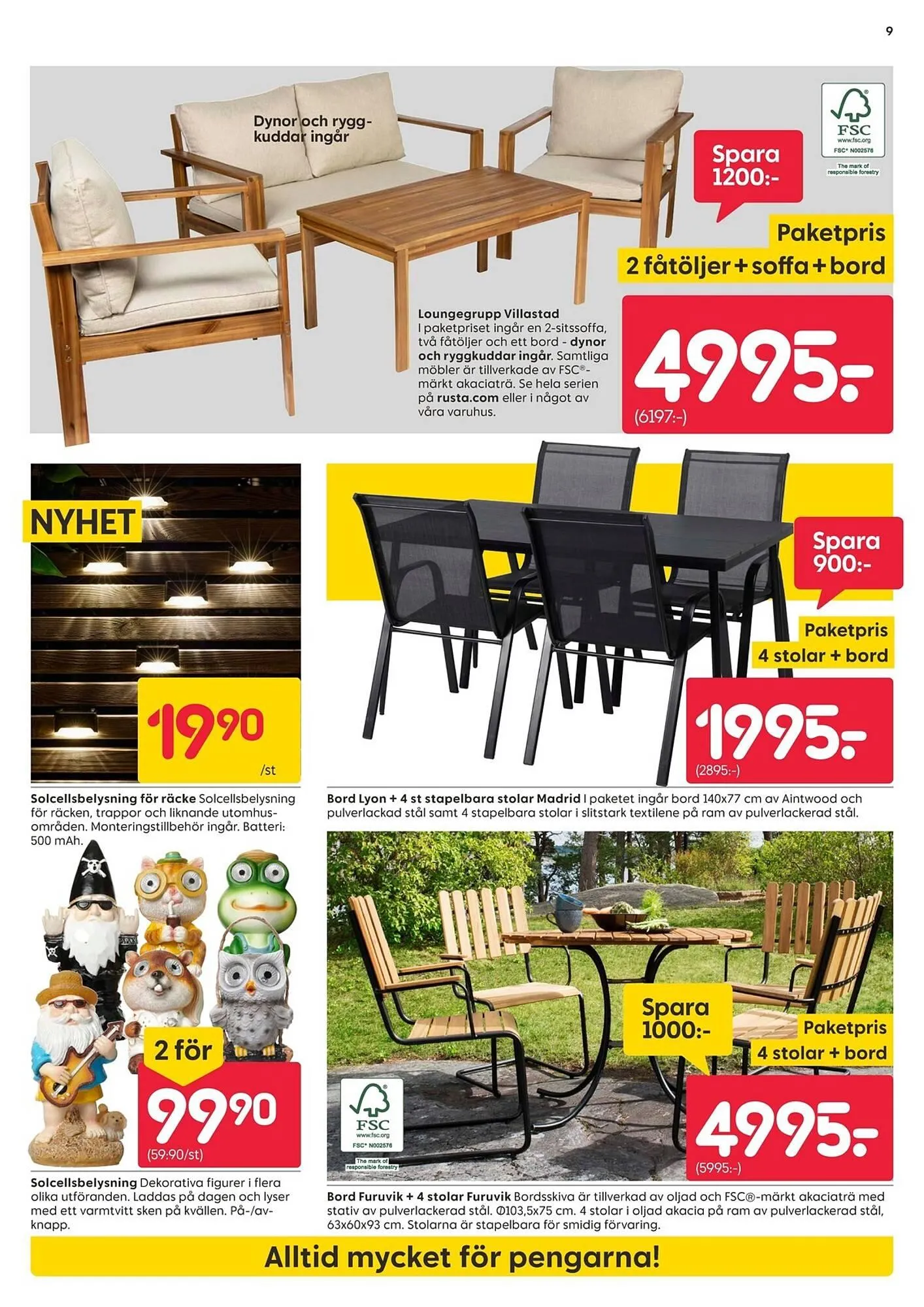 Rusta reklamblad från 7 april till 14 april 2025 - Reklamblad sidor 9