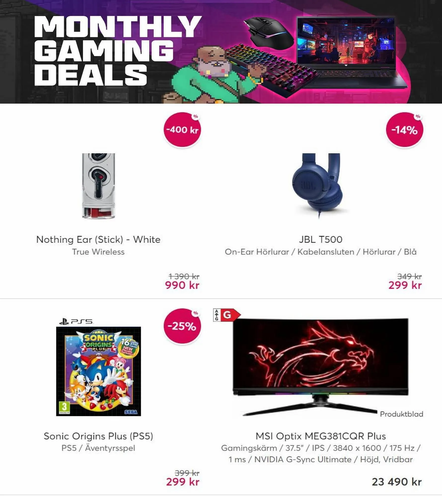 Webhallen reklamblad från 23 oktober till 29 november 2023 - Reklamblad sidor 11