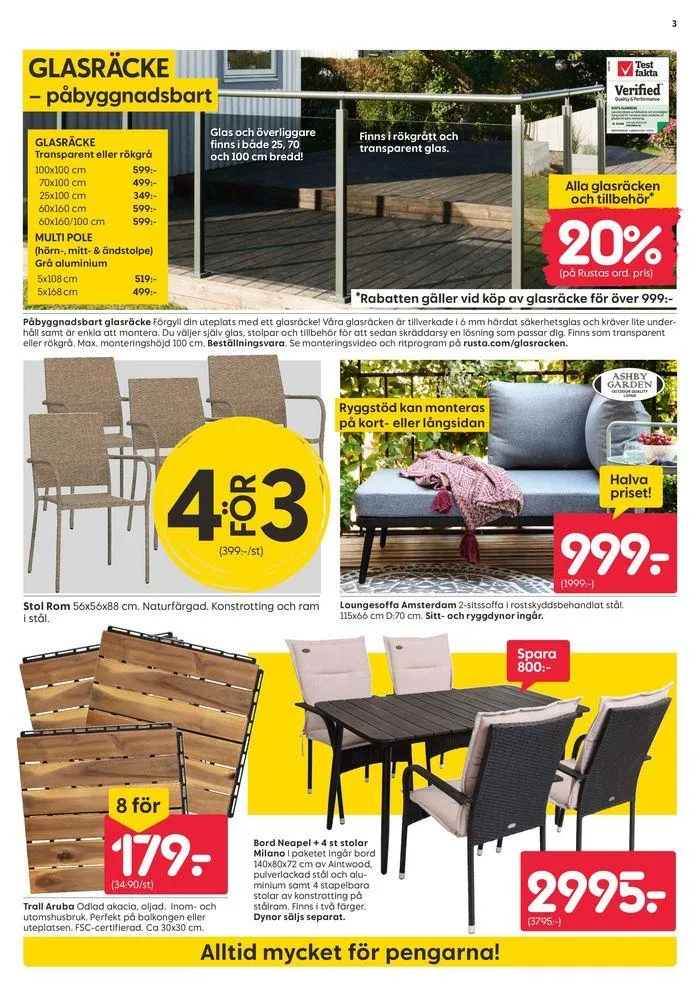 Rusta reklambad från 3 juni till 17 juni 2024 - Reklamblad sidor 3