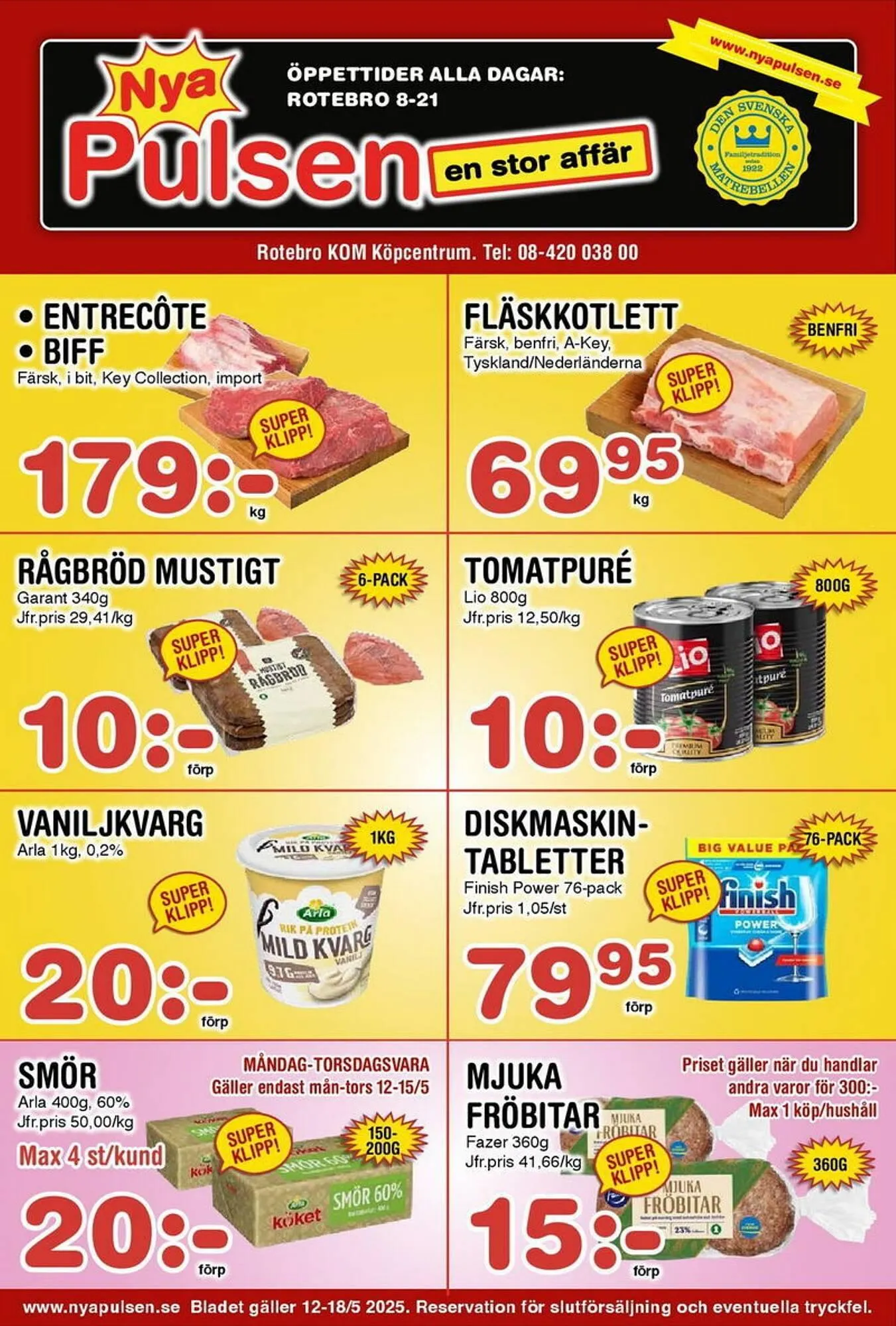 Nya Pulsen reklamblad - 1