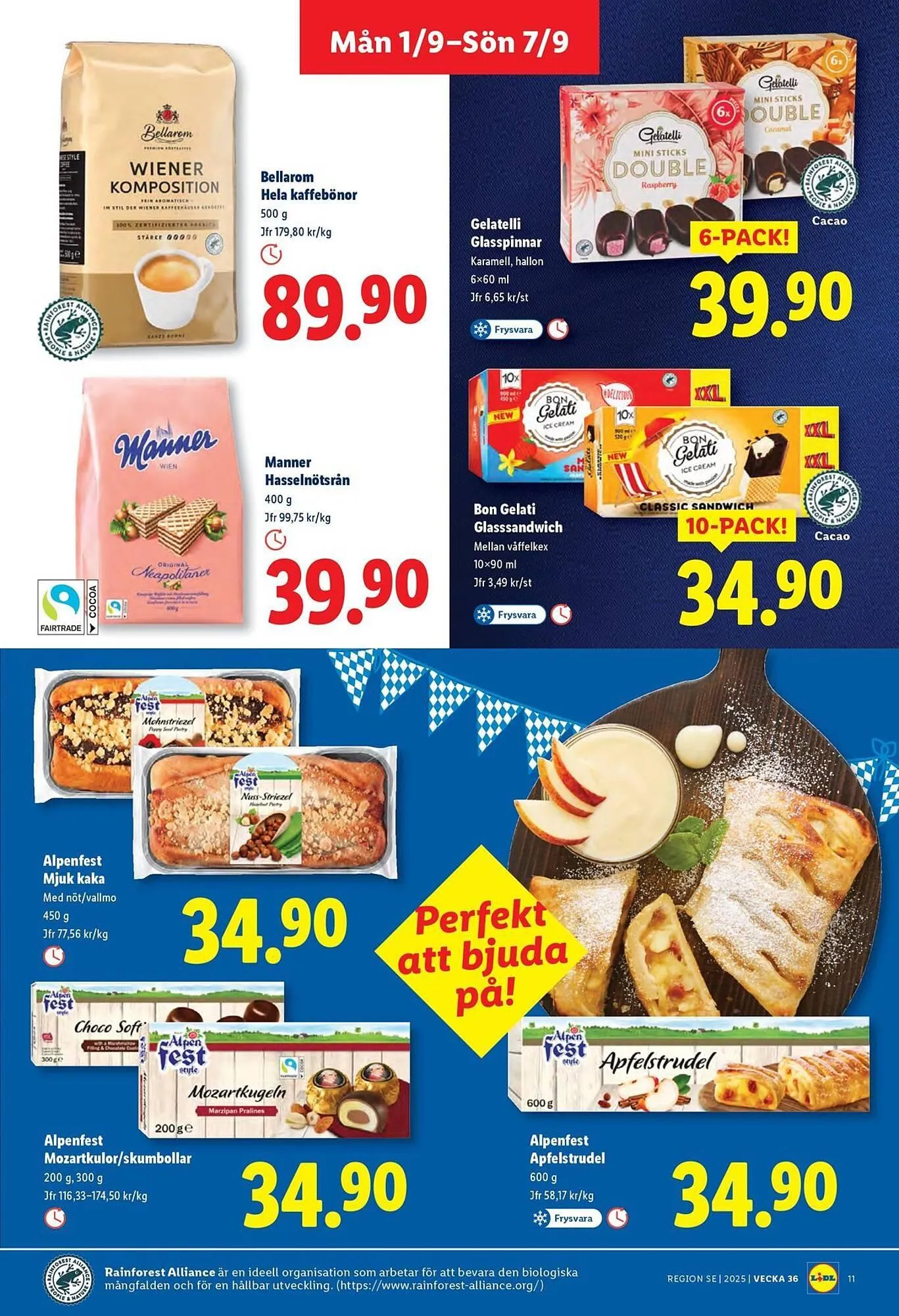 Lidl reklamblad från 1 september till 7 september 2025 - Reklamblad sidor 11